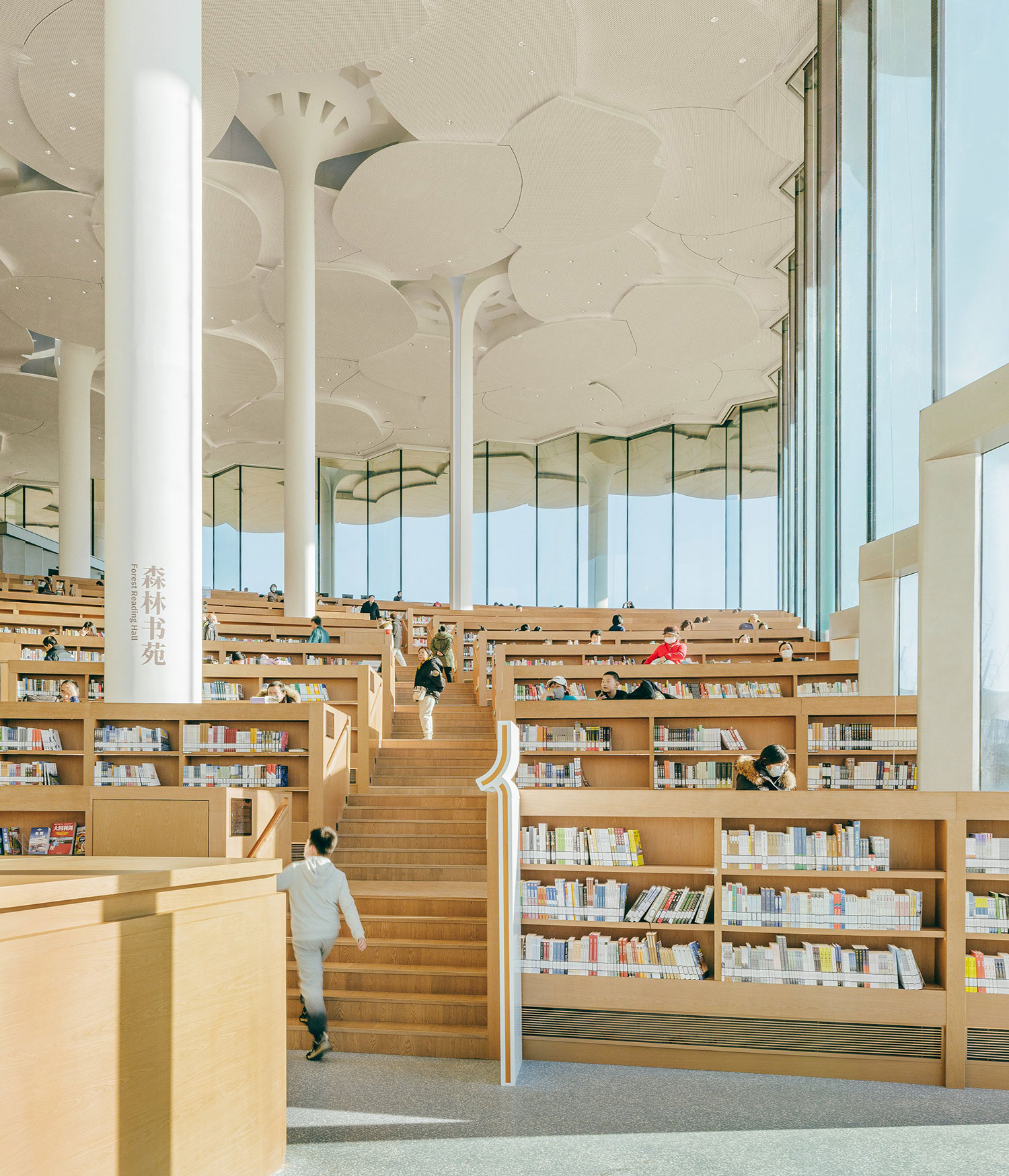 Beijing City Library, China / Snøhetta 