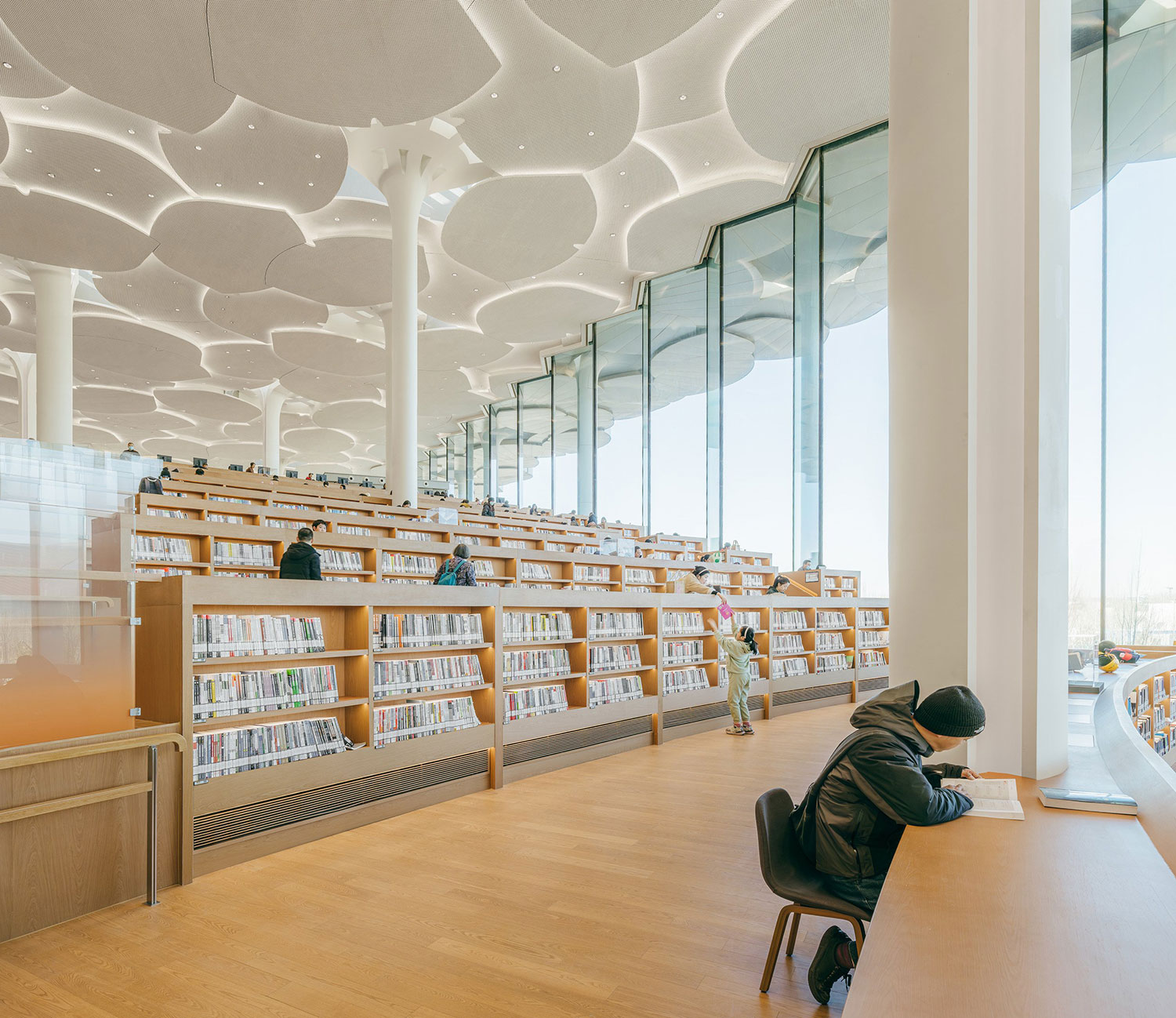 Beijing City Library, China / Snøhetta 