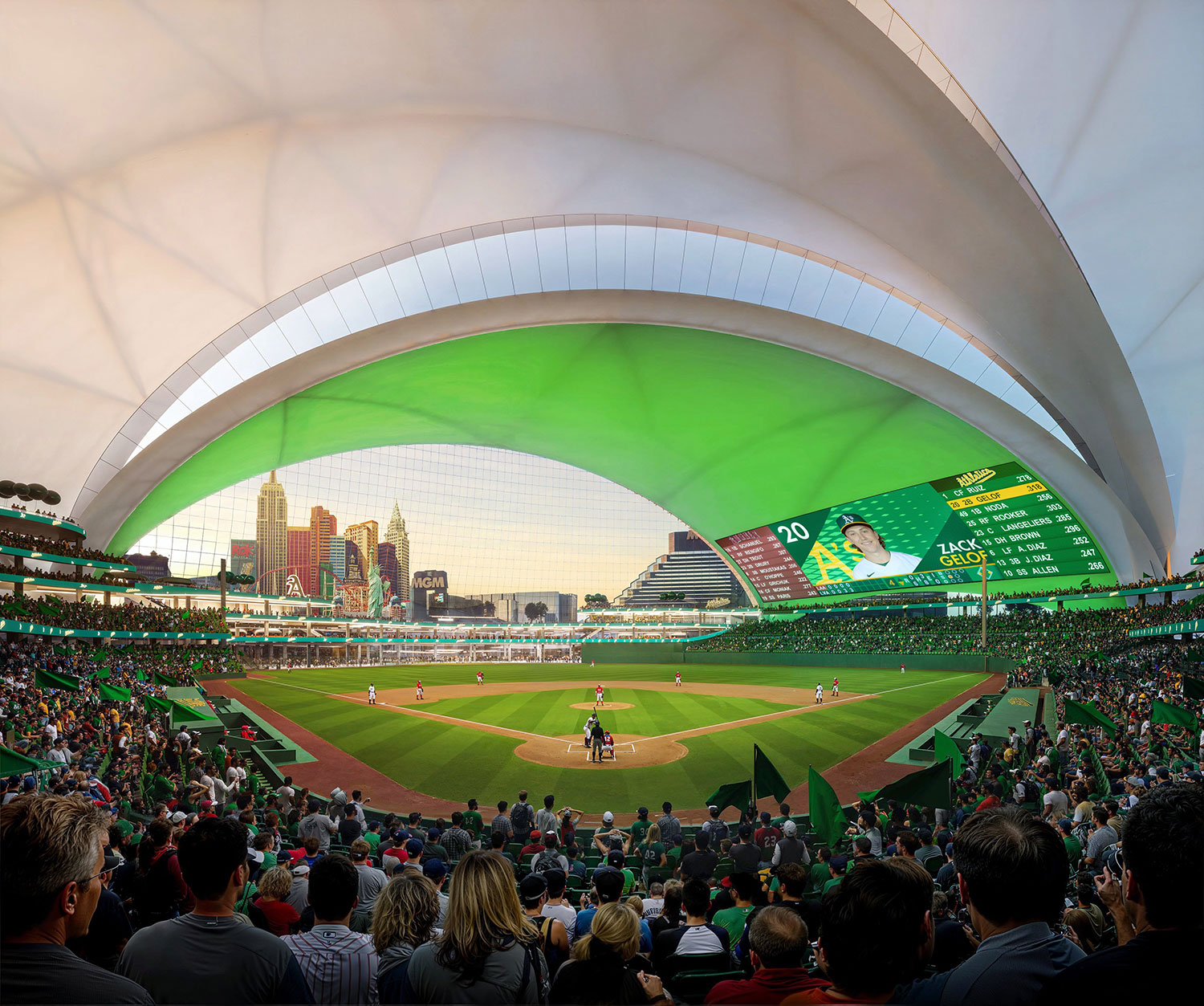 Athletics Las Vegas Ballpark, Las Vegas, USA / BIG Architects