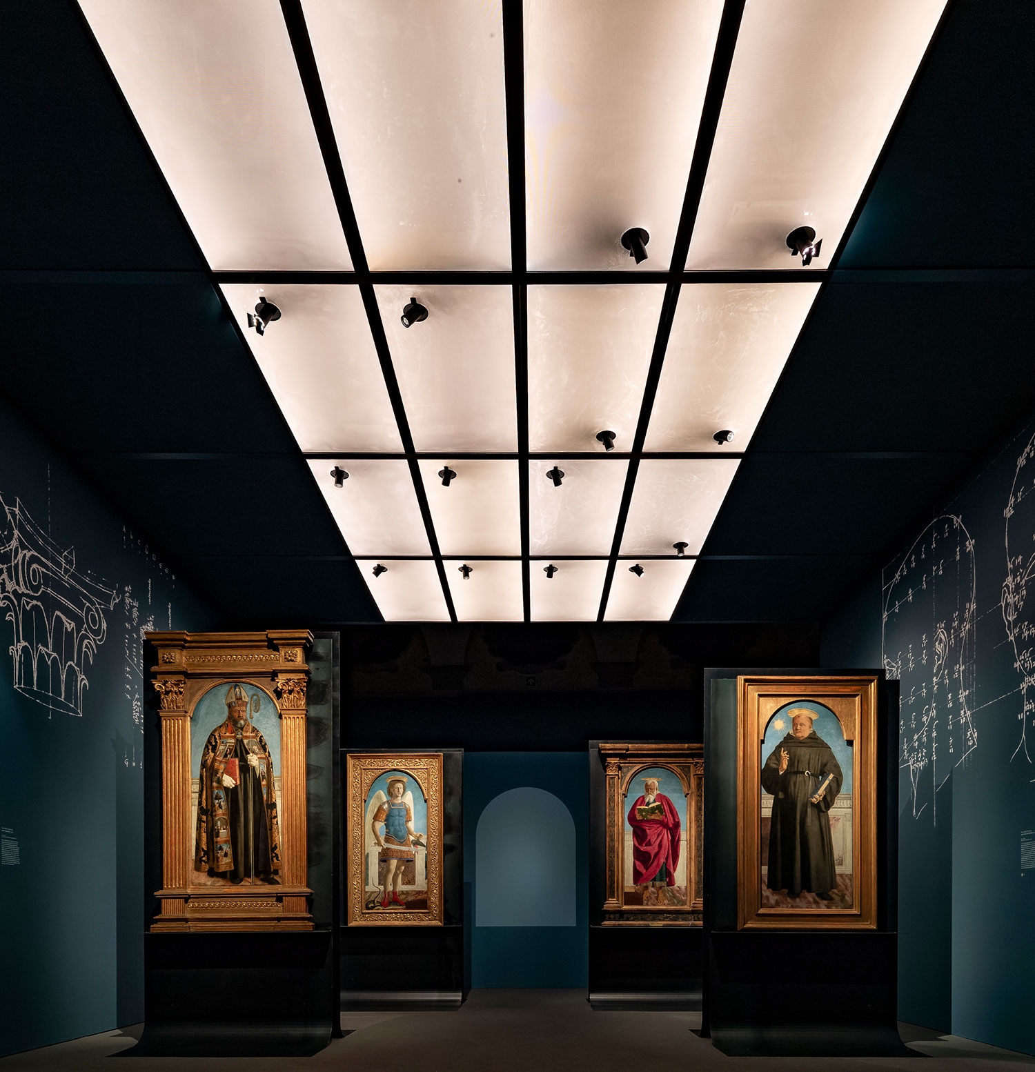 Carlo Ratti Associati and Italo Rota present a remarkable exhibition showcasing Piero della Francesca's Polyptych of St. Augustine.