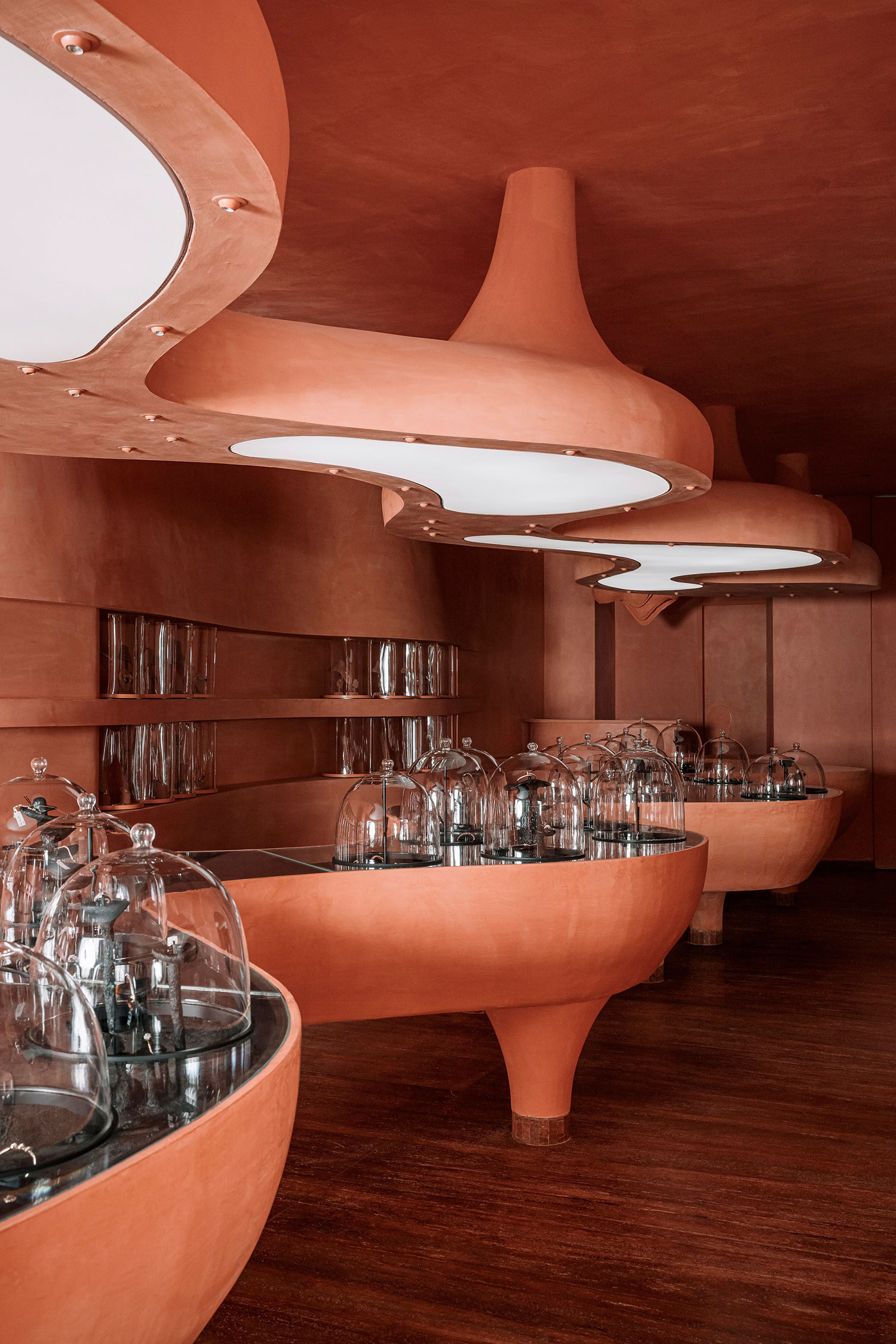 MuseLAB Designs Martian-Inspired Jewelry Store in Ahmedabad