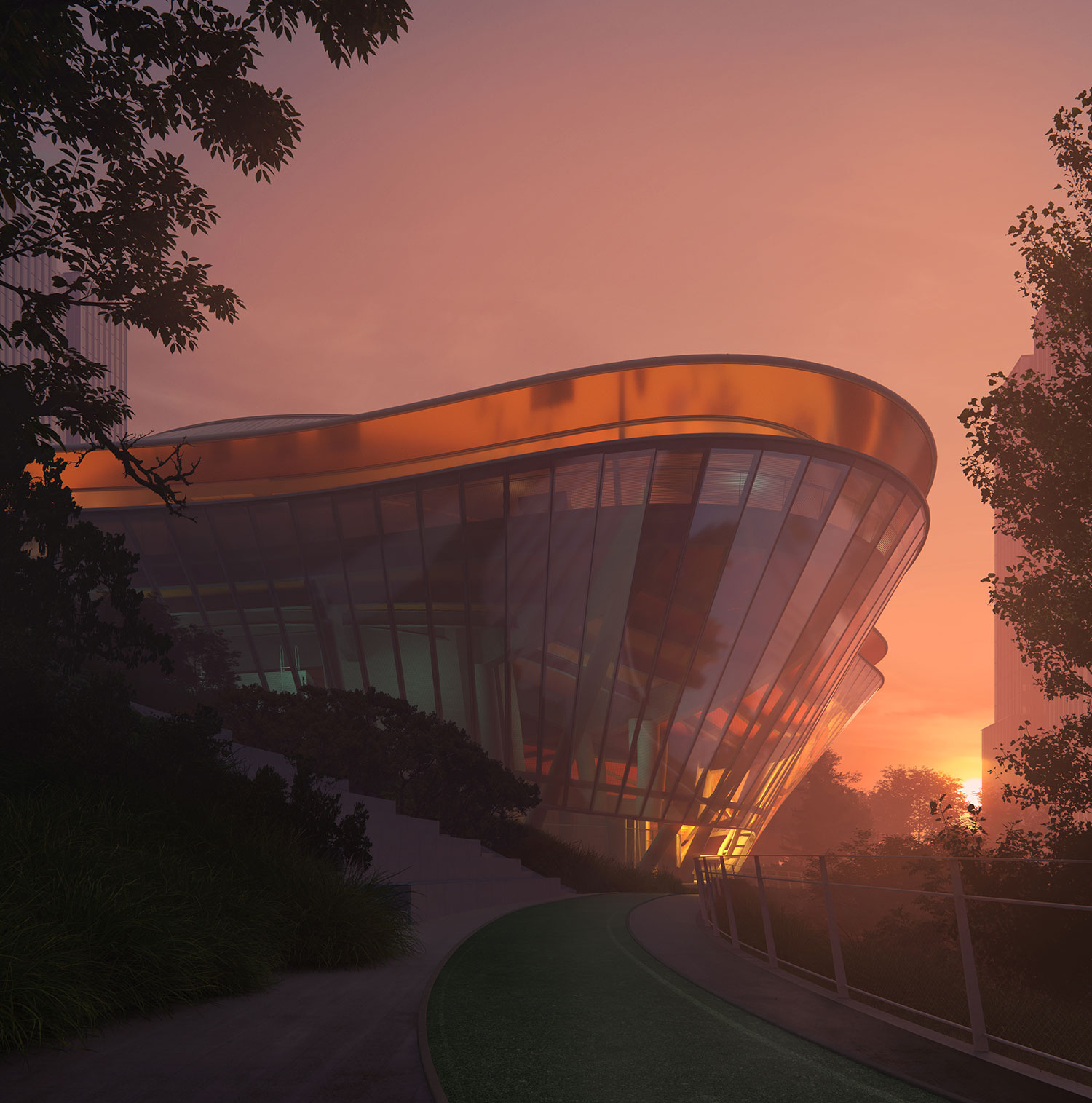 Cloud 9 Sports Center, Shijiazhuang, CN / MAD Architects