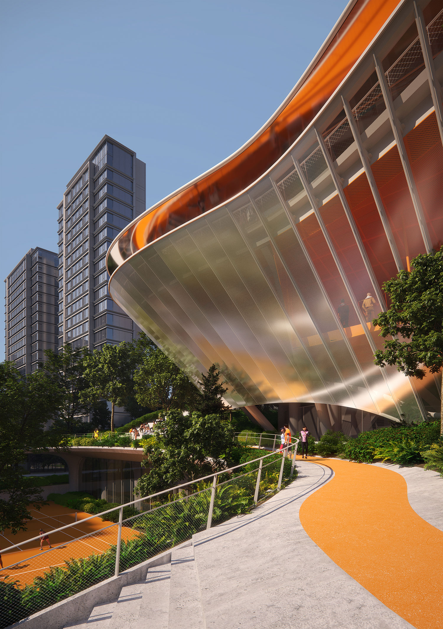 Cloud 9 Sports Center, Shijiazhuang, CN / MAD Architects