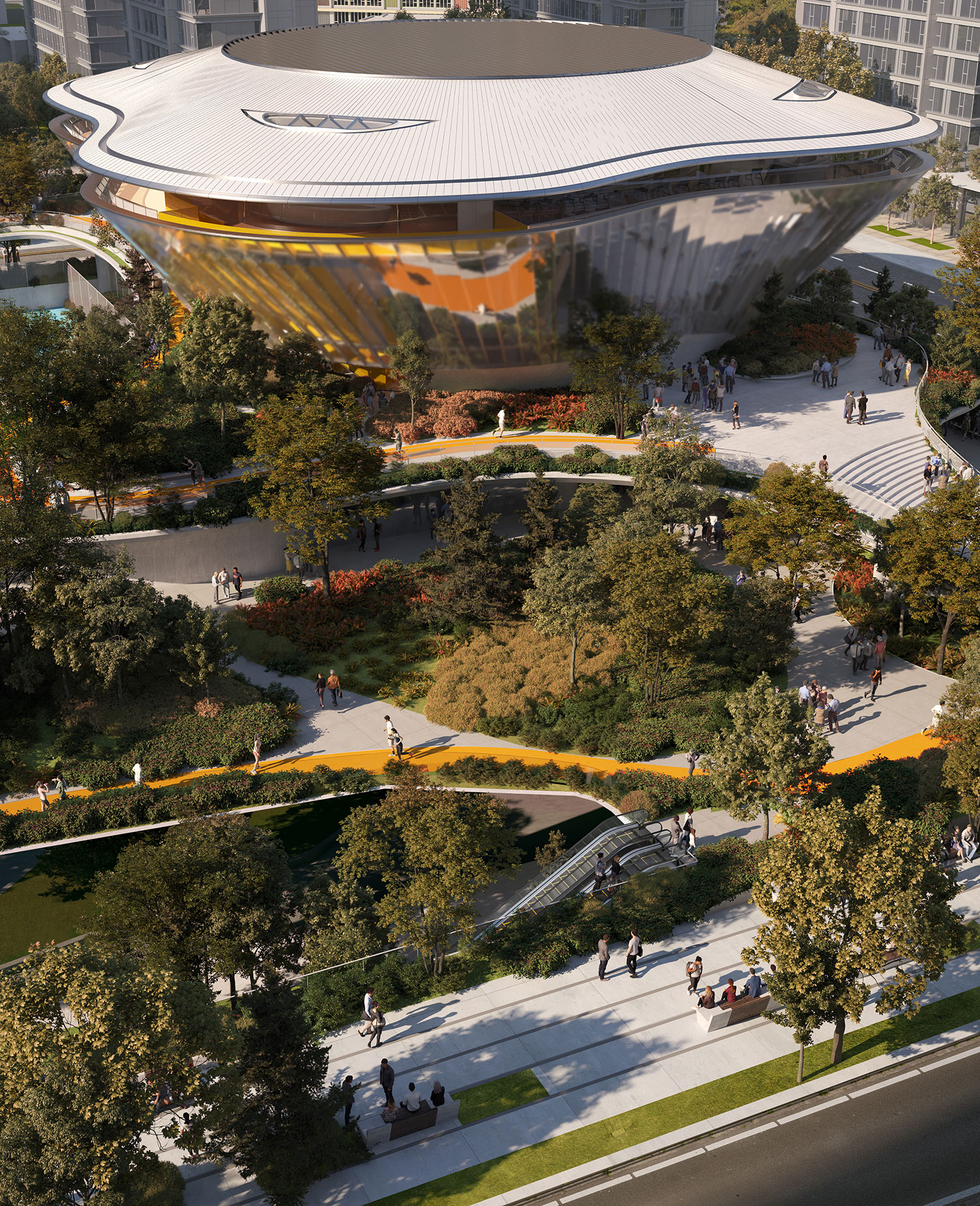 Cloud 9 Sports Center, Shijiazhuang, CN / MAD Architects