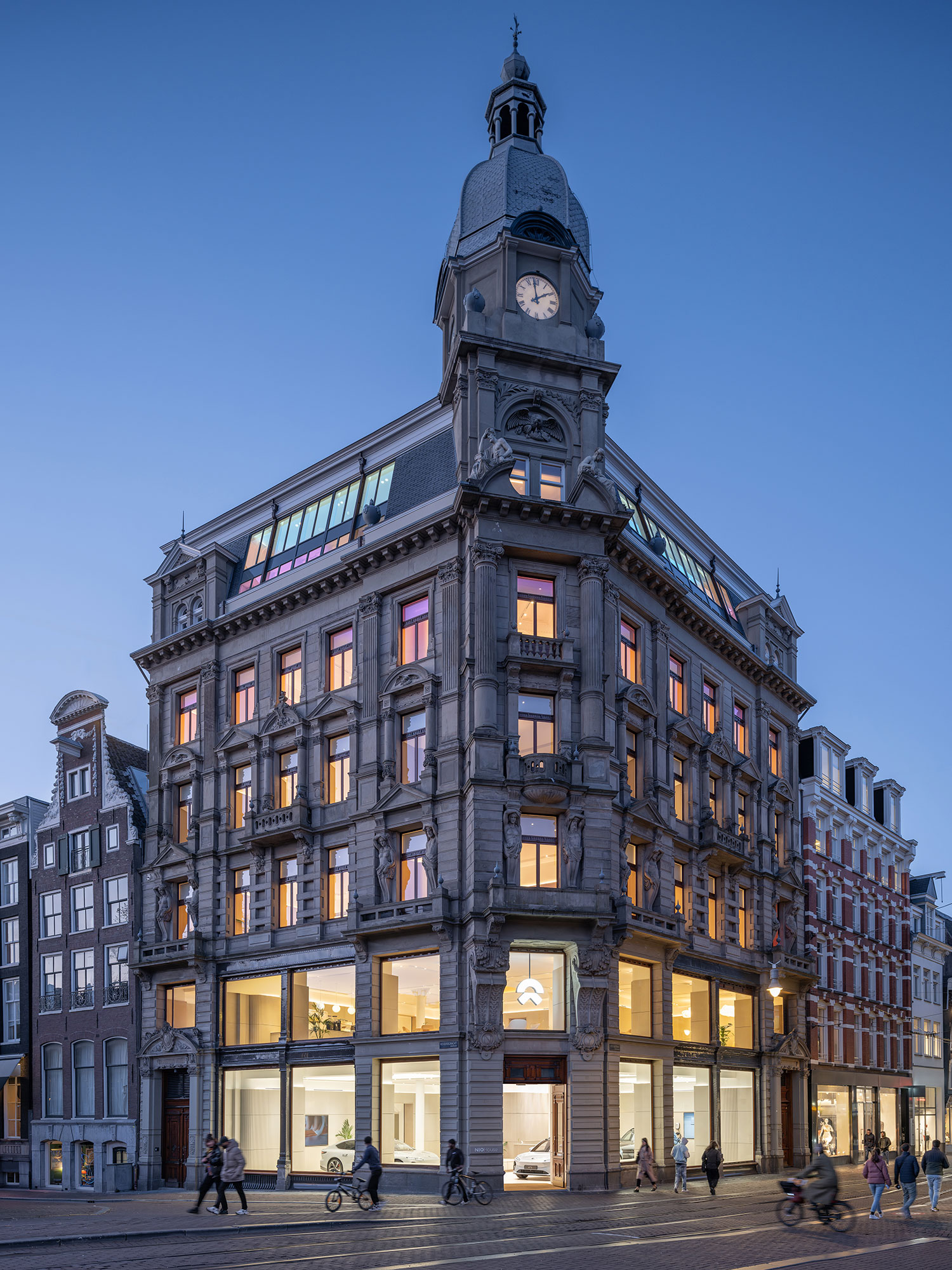 NIO House Amsterdam: MVRDV's Transformation of a 19th-Century Listed Building