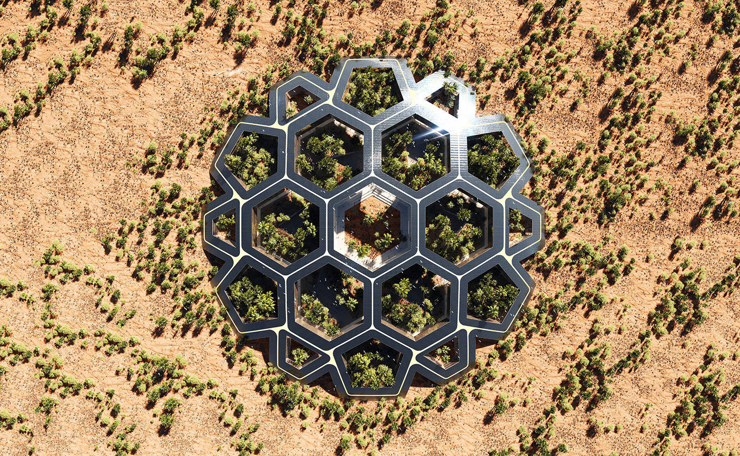 The Future of Sustainable Living: Biotech City by ON-A