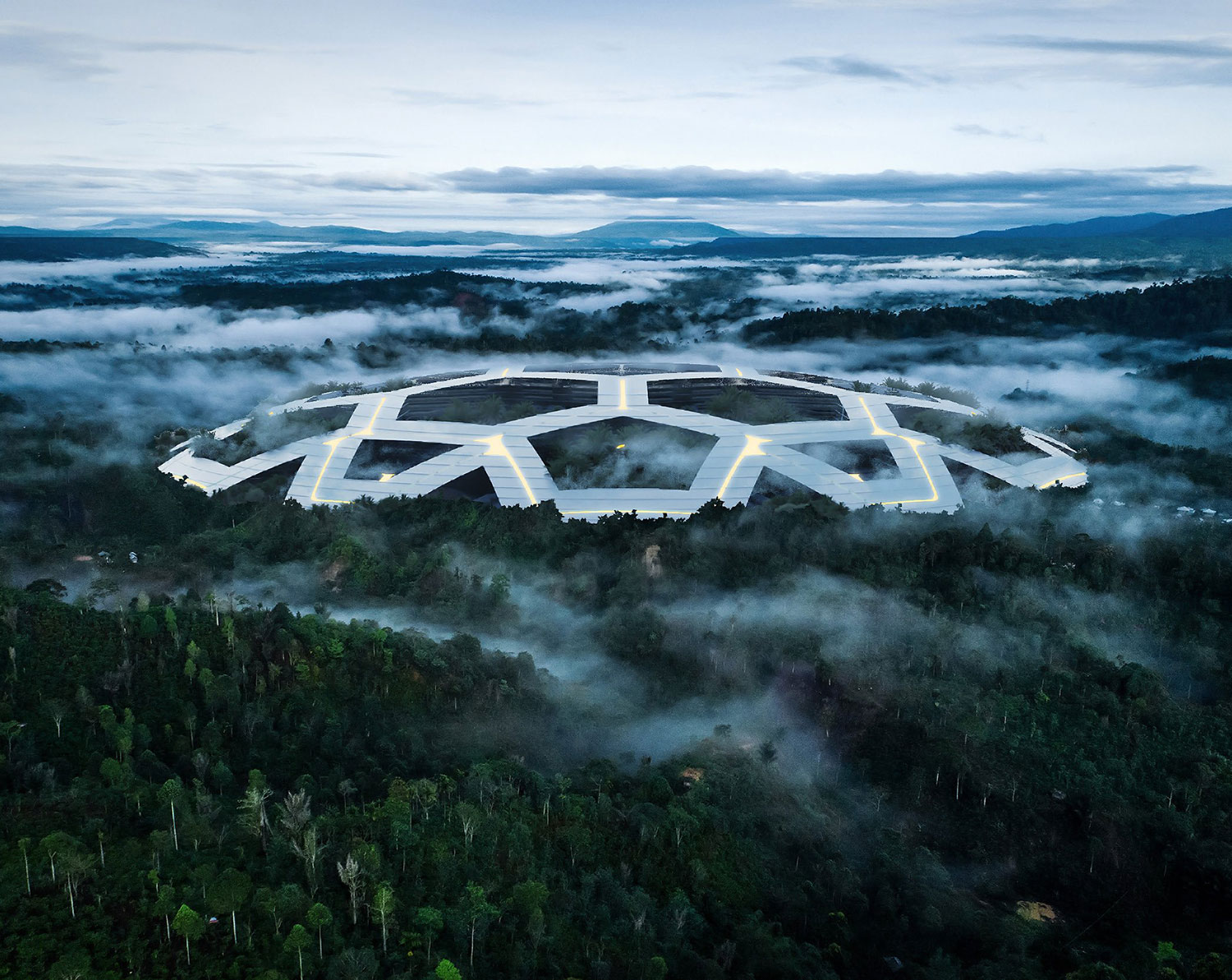 The Future of Sustainable Living: Biotech City by ON-A