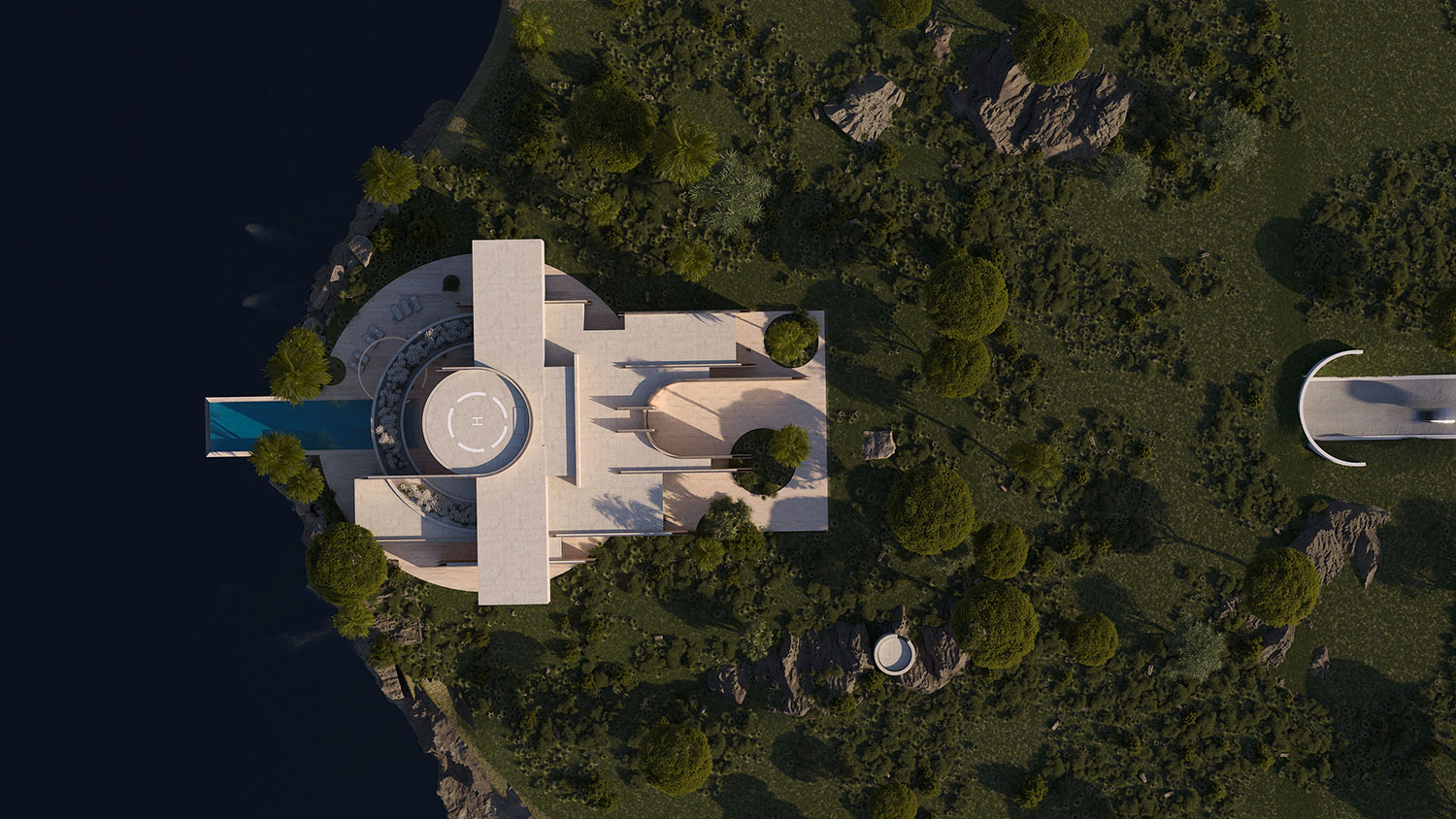 "The Villa for Life and Survival" by NKey Studio