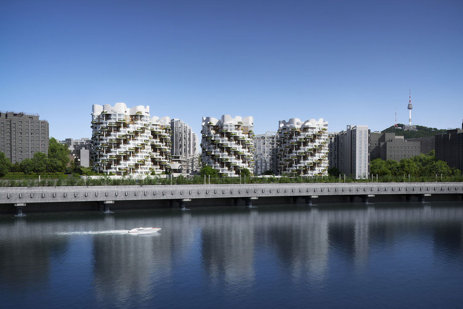 A Biophilic Nexus: UNStudio Reimagines Urban Living in Seoul