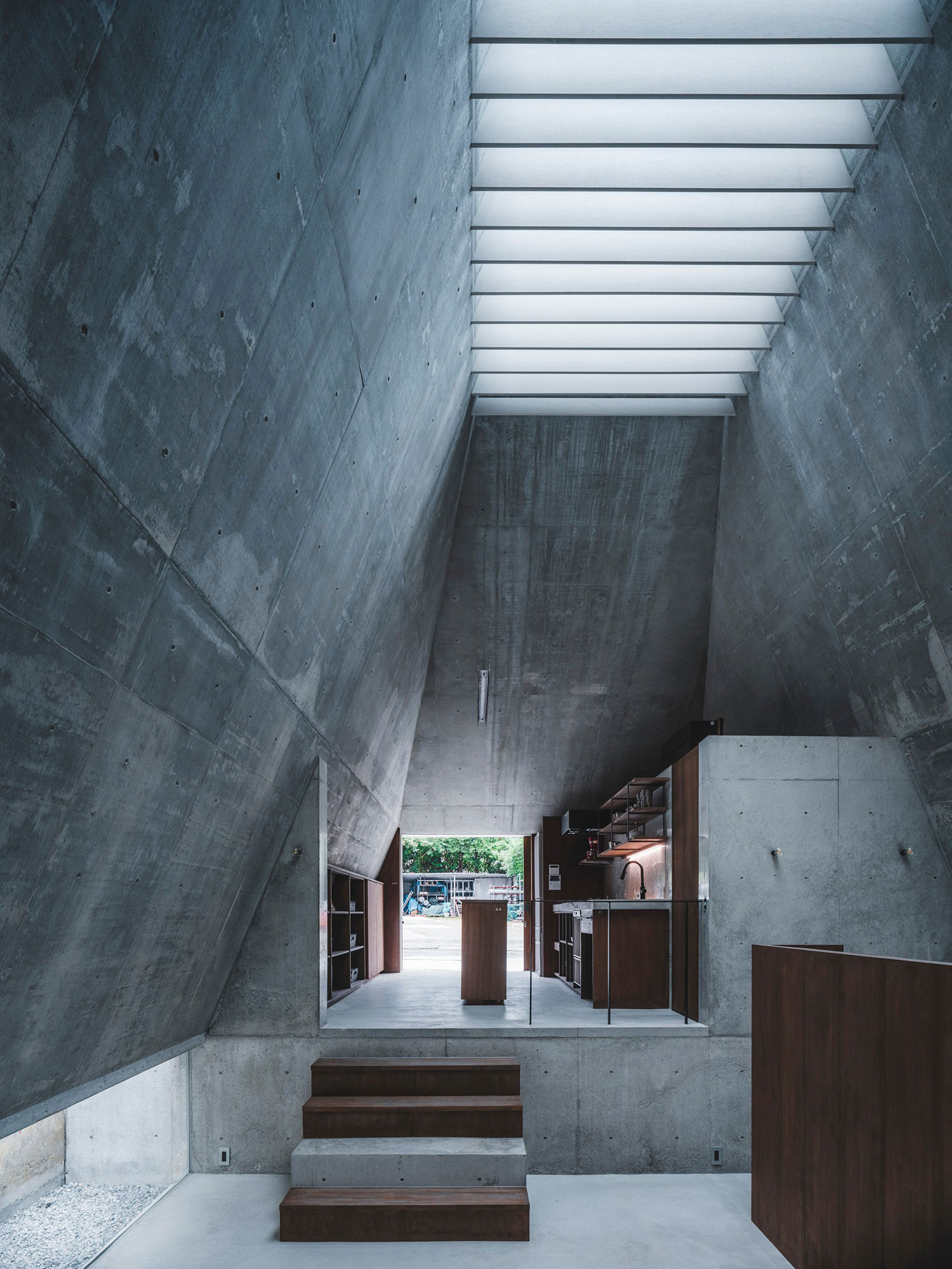 The Pyramid Hut in Okinawa, Japan, designed by IGArchitects