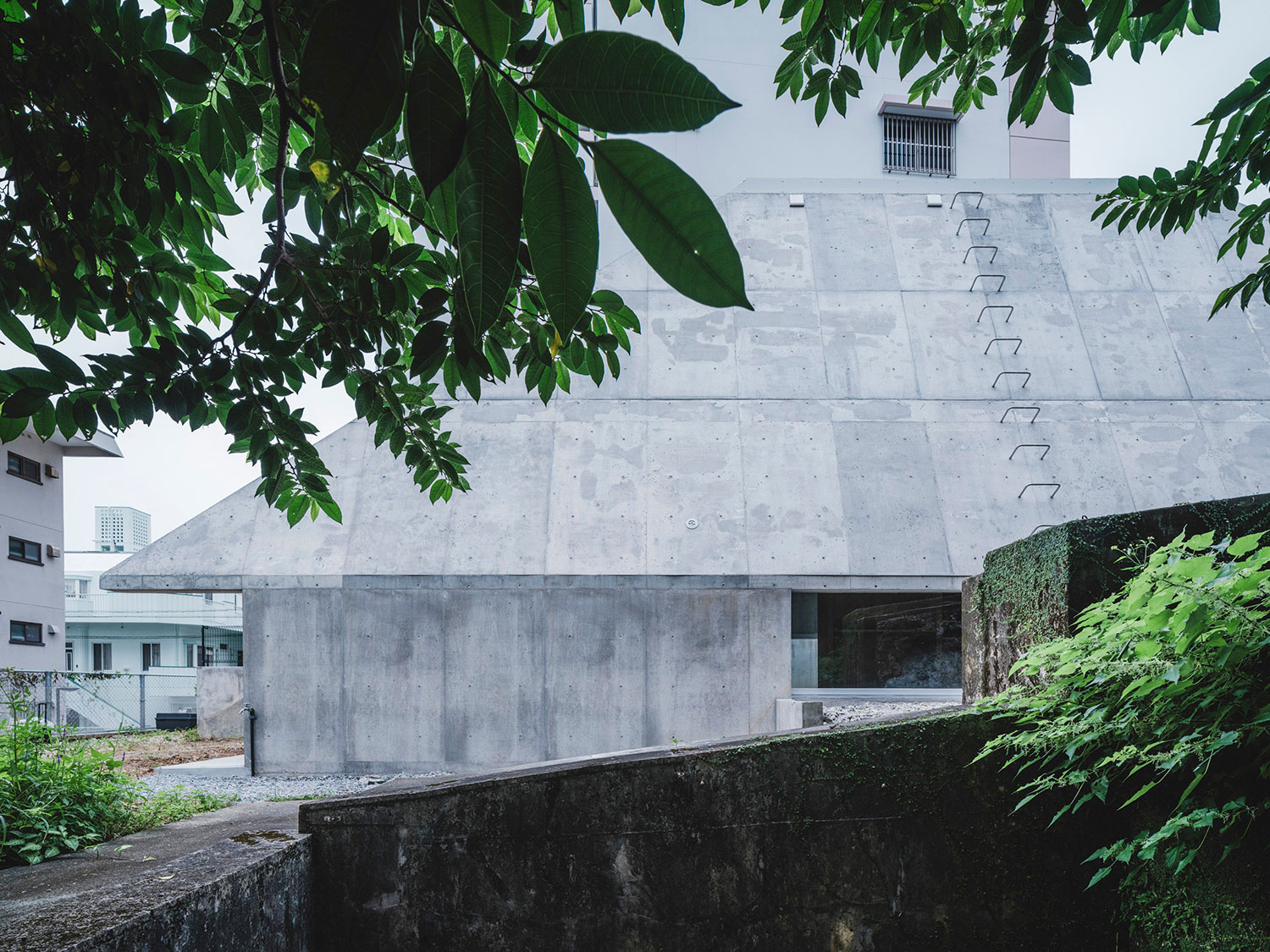The Pyramid Hut in Okinawa, Japan, designed by IGArchitects