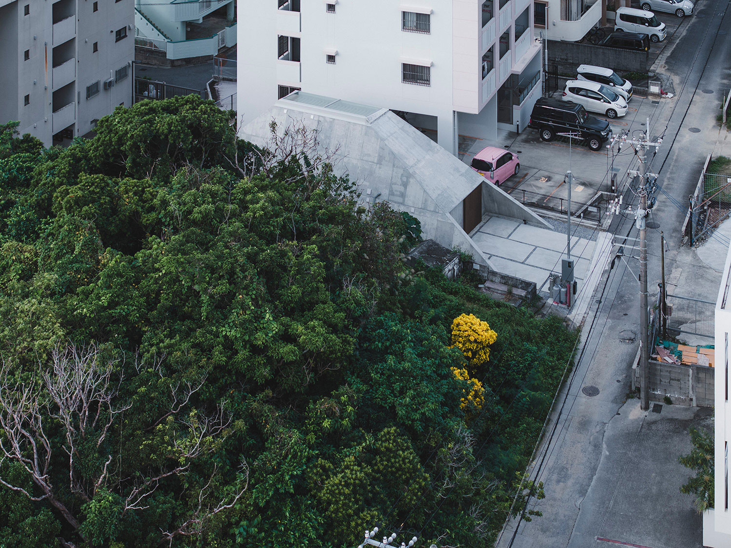 The Pyramid Hut in Okinawa, Japan, designed by IGArchitects