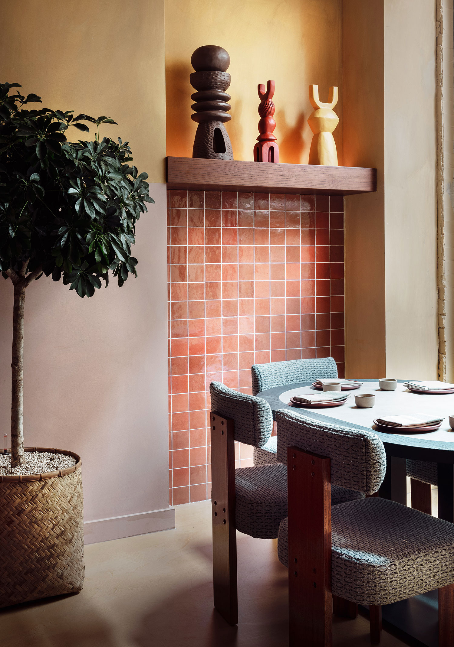 A-nrd brings the warmth of Mexican Casonas to London with their stunning design for Fonda restaurant.