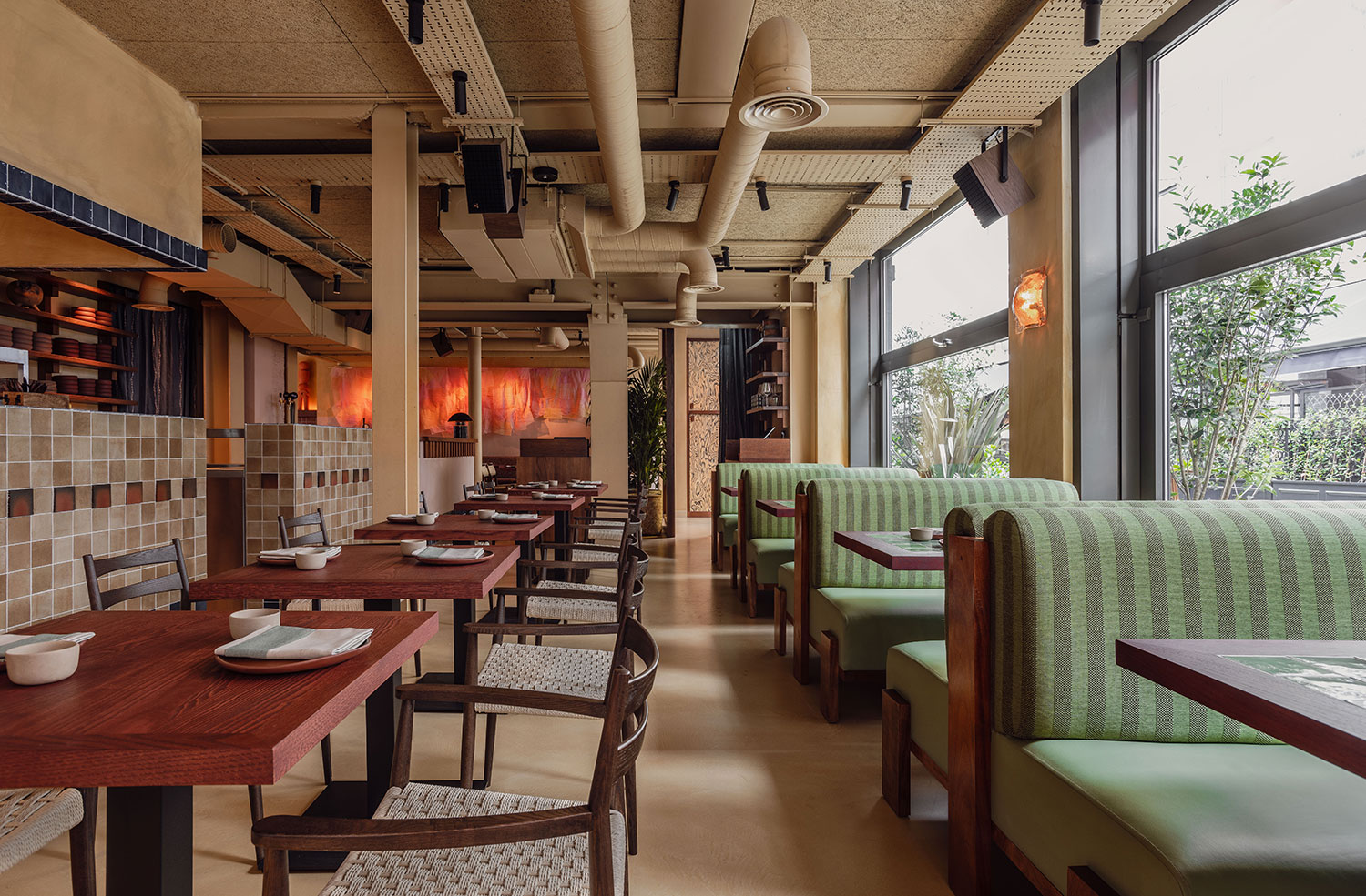 A-nrd brings the warmth of Mexican Casonas to London with their stunning design for Fonda restaurant.