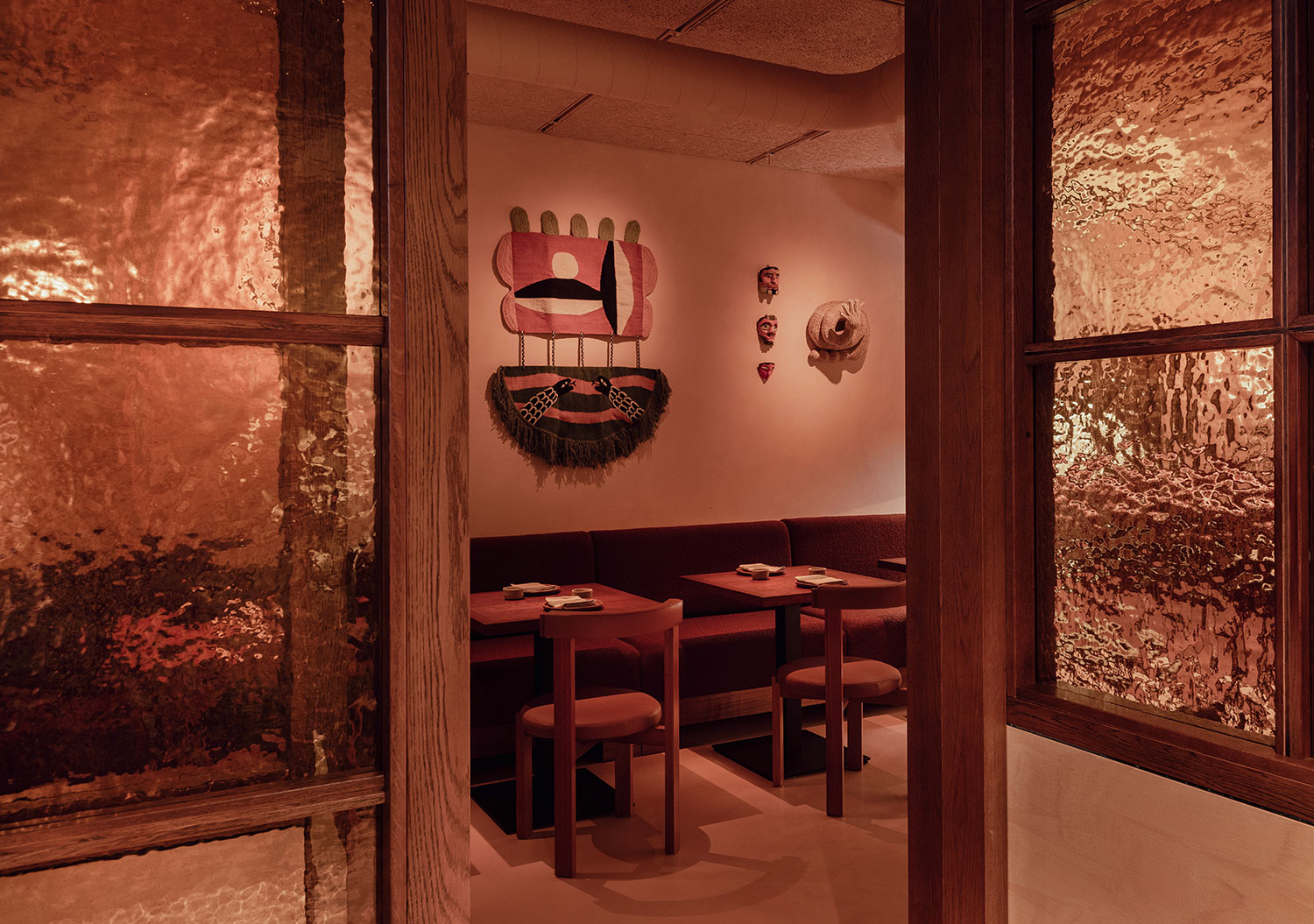 A-nrd brings the warmth of Mexican Casonas to London with their stunning design for Fonda restaurant.