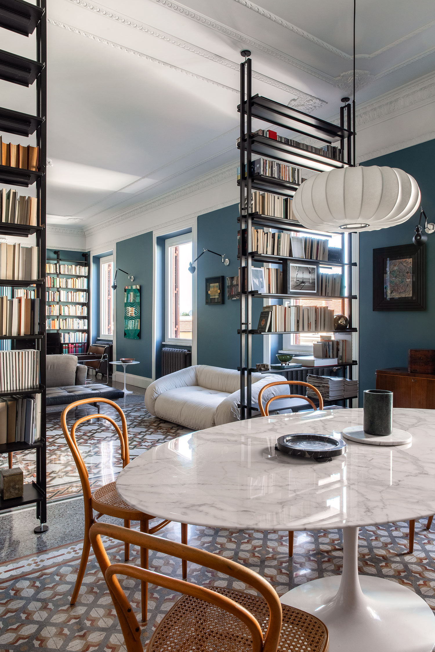 From Terrazzo Floors to Marble Bathrooms: Punto Zero's Transformation of a Historic Roman Penthouse