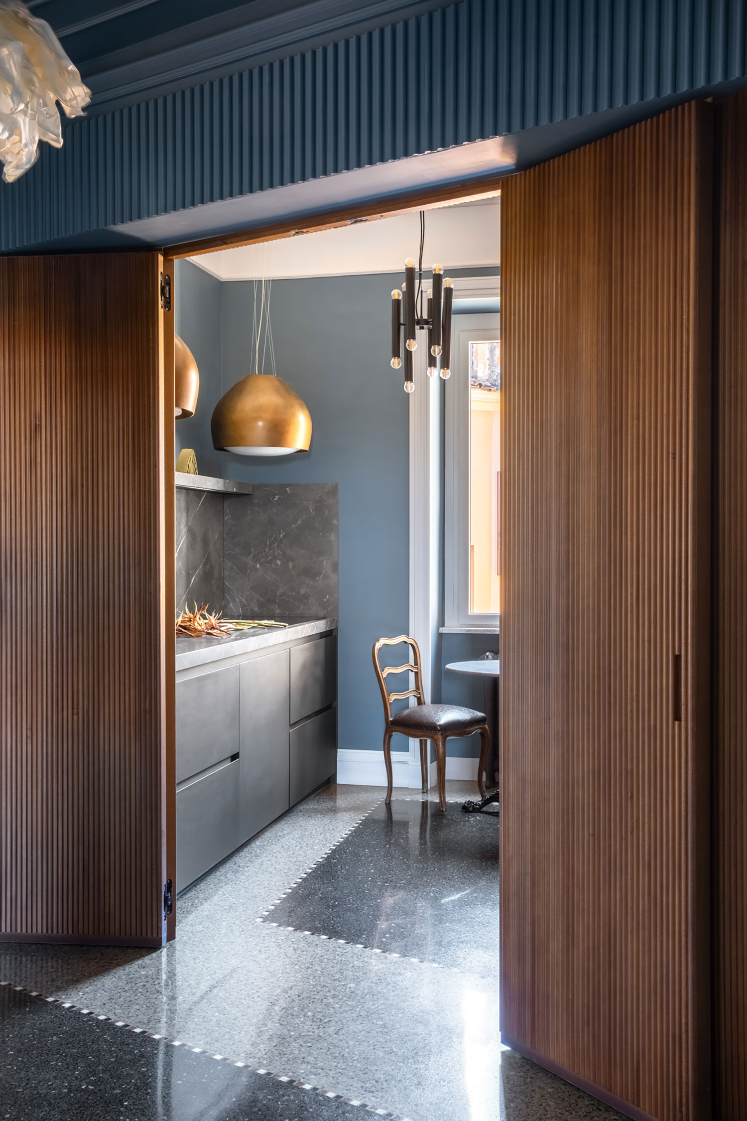 From Terrazzo Floors to Marble Bathrooms: Punto Zero's Transformation of a Historic Roman Penthouse