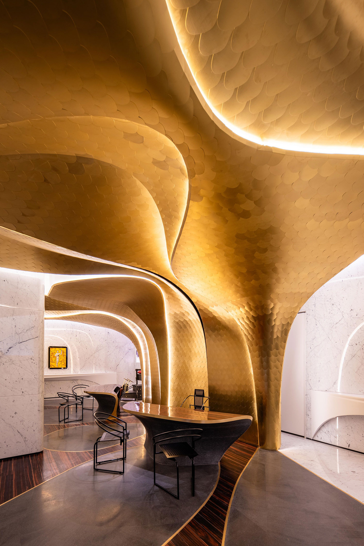 Hotel Romeo Roma by Zaha Hadid Architects