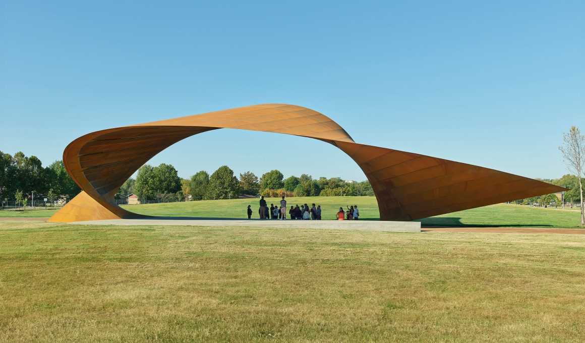 Luther George Park's Soaring Steel Canopy: A New Architectural Landmark for Springdale