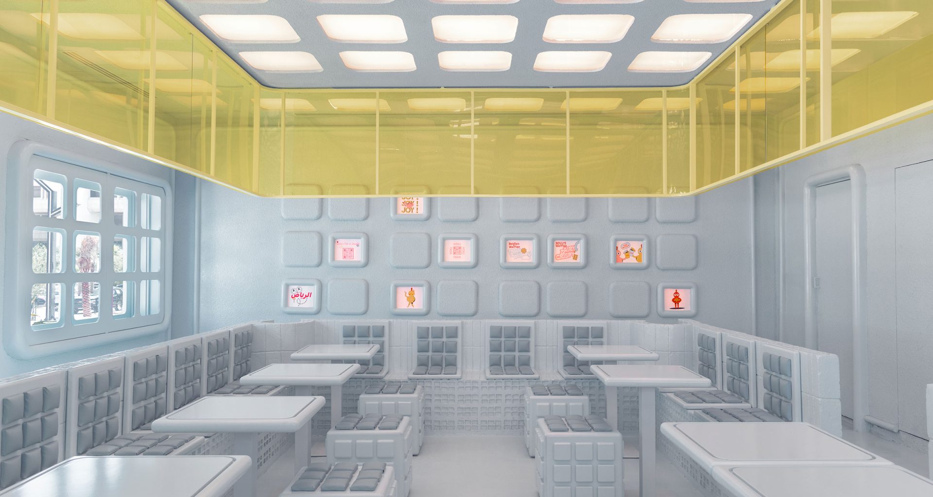 Masquespacio Designs Immersive Waffle Experience at Novu Waffle Riyadh
