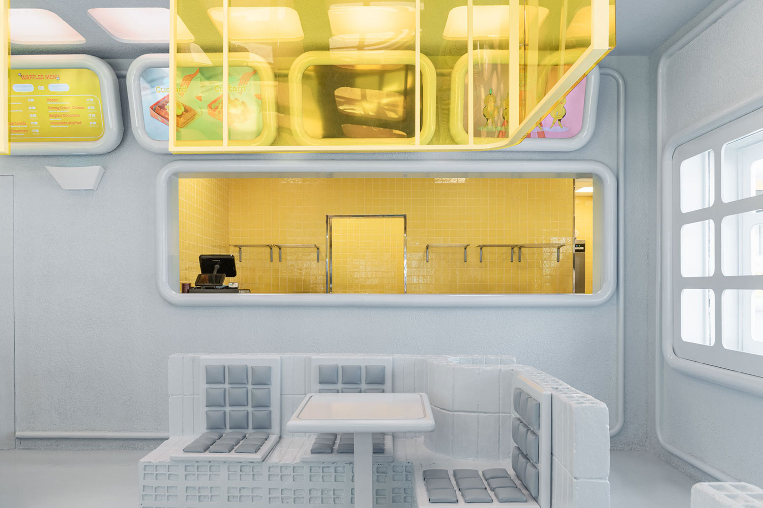 Masquespacio Designs Immersive Waffle Experience at Novu Waffle Riyadh