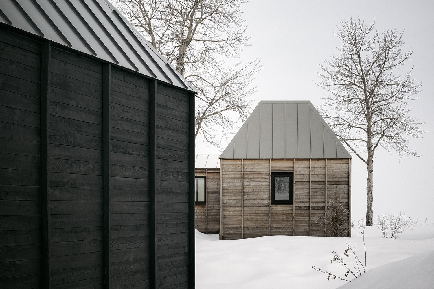 The Cache: A Modern Stilt House on Lake Saint-Jean by Delordinaire Architects