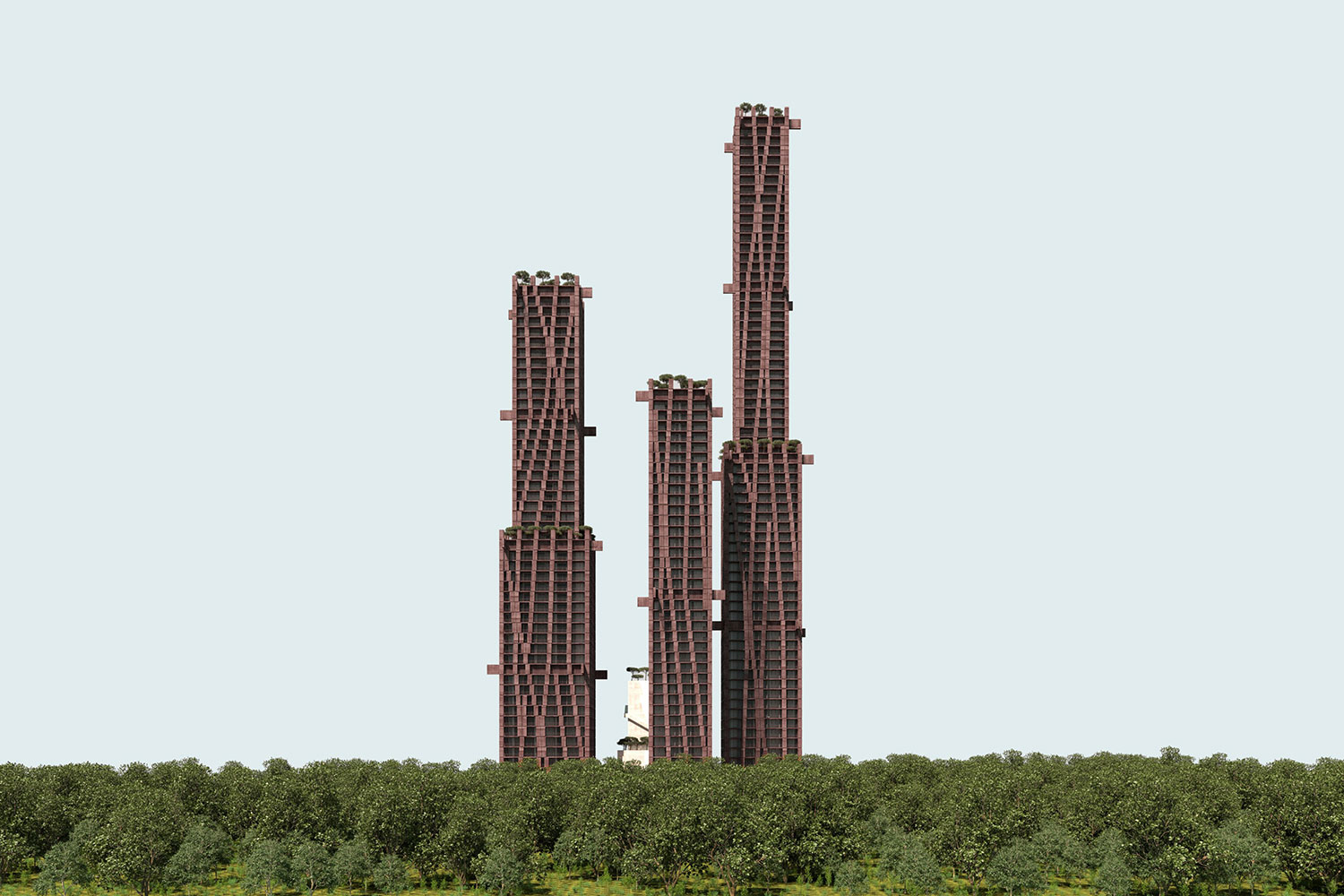 Three Totems Rise in Tirana: Olgiati's Rruga Adem Jashari