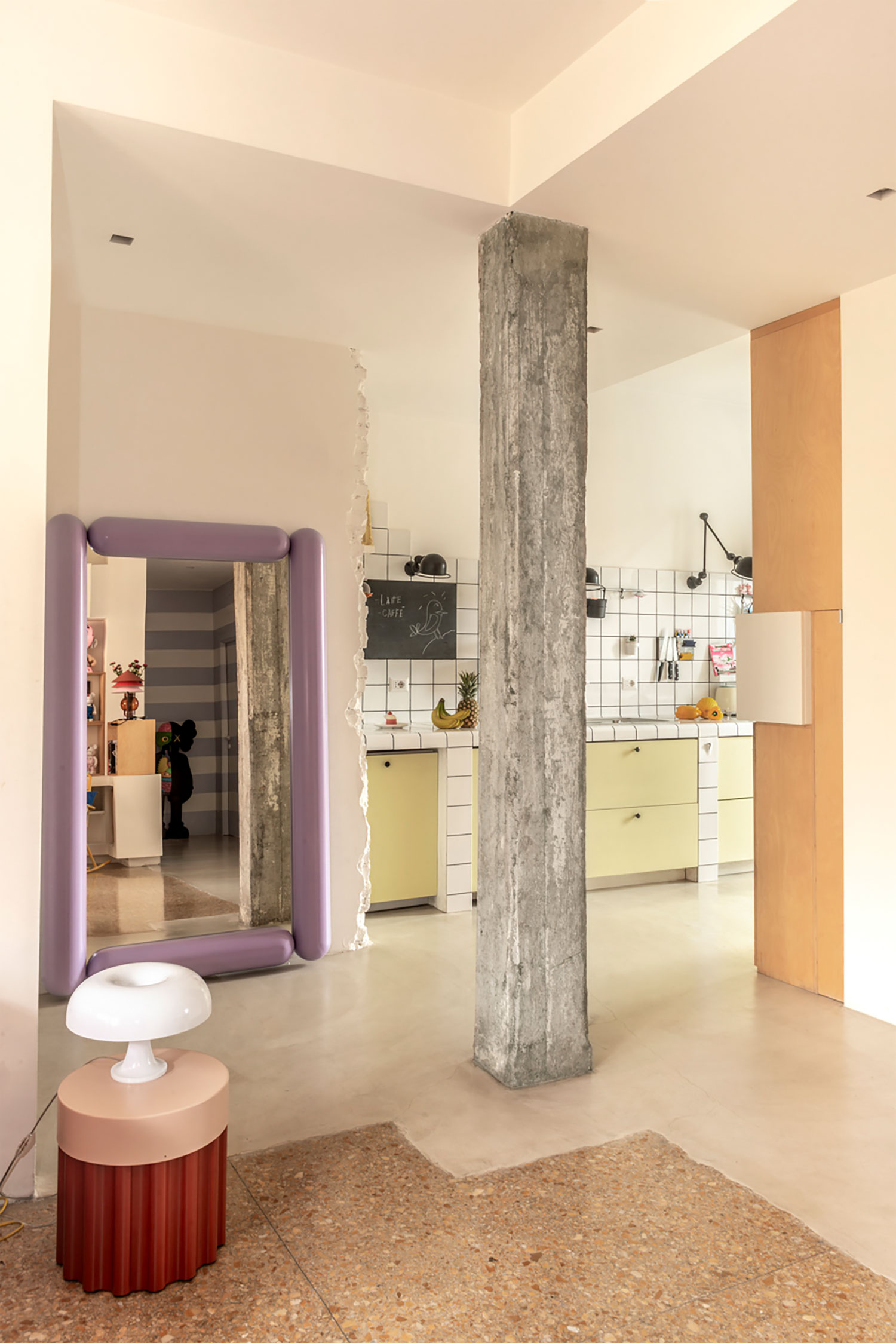 Brutalism Meets Pop: 02A Studio's Vibrant Casa Polly in Rome