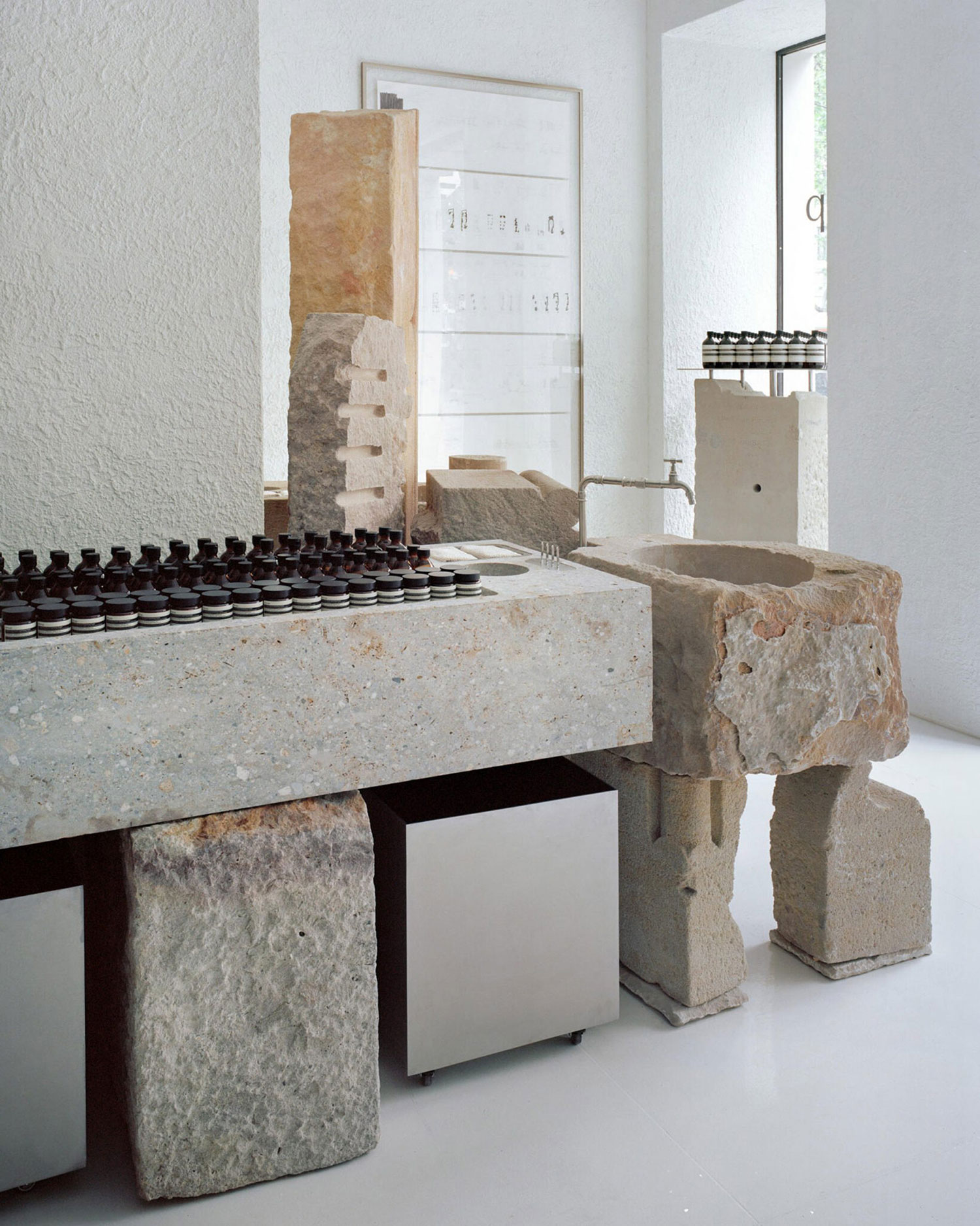 Echoes of Barcelona: Mesura's Aesop Store Diagonal Weaves History into Design