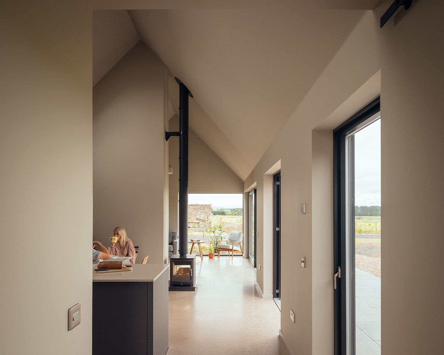 Scottish Rural Home: Cairnconon Byre by Loader Monteith