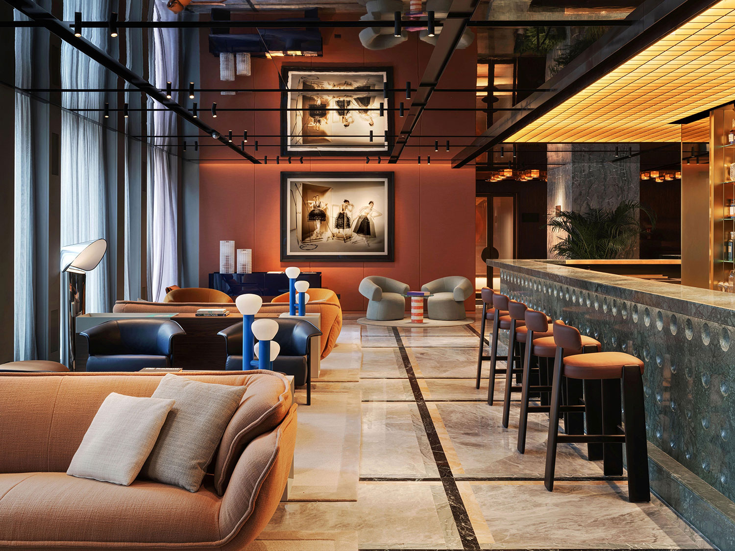 Rationalist Elegance: Casa Brera Hotel Milan by Urquiola