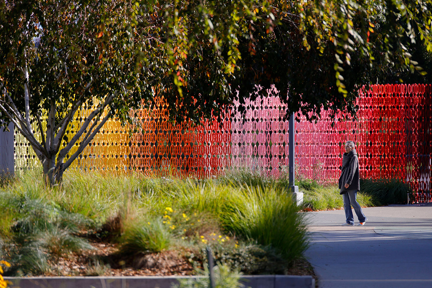 Emmanuelle Moureaux's "Mirage" at Google HQ: A 100-Color Masterpiece 