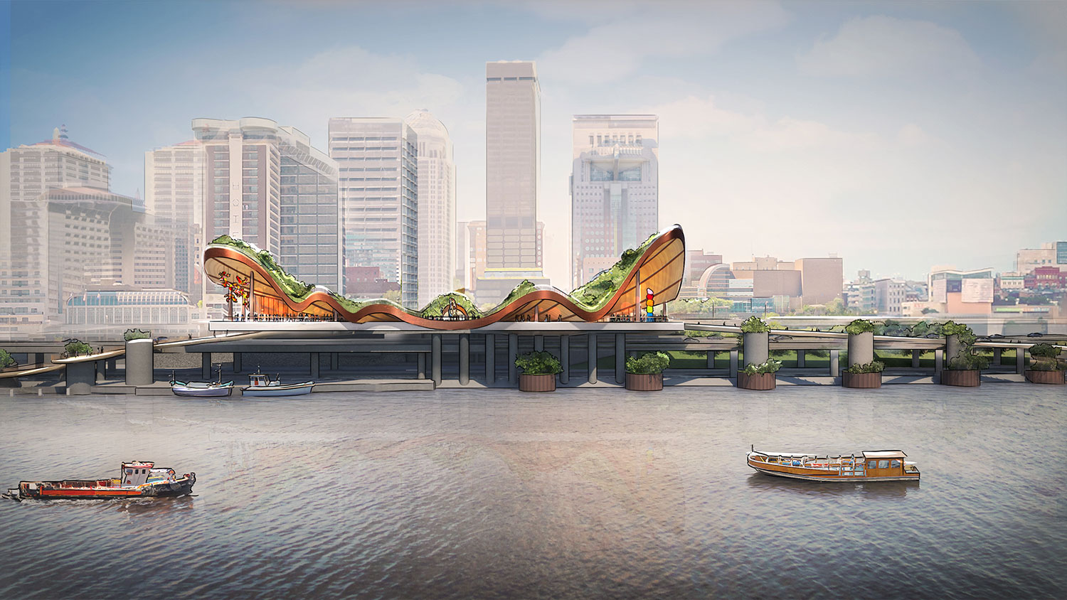 Heatherwick Studio Unveils Vision for Louisville's Belvedere Park