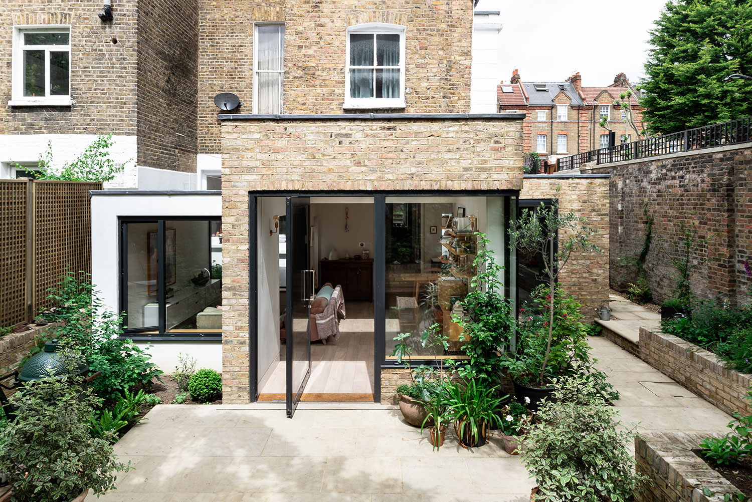 Light-Filled Family Home Created from a Dark Lower Ground Flat in London