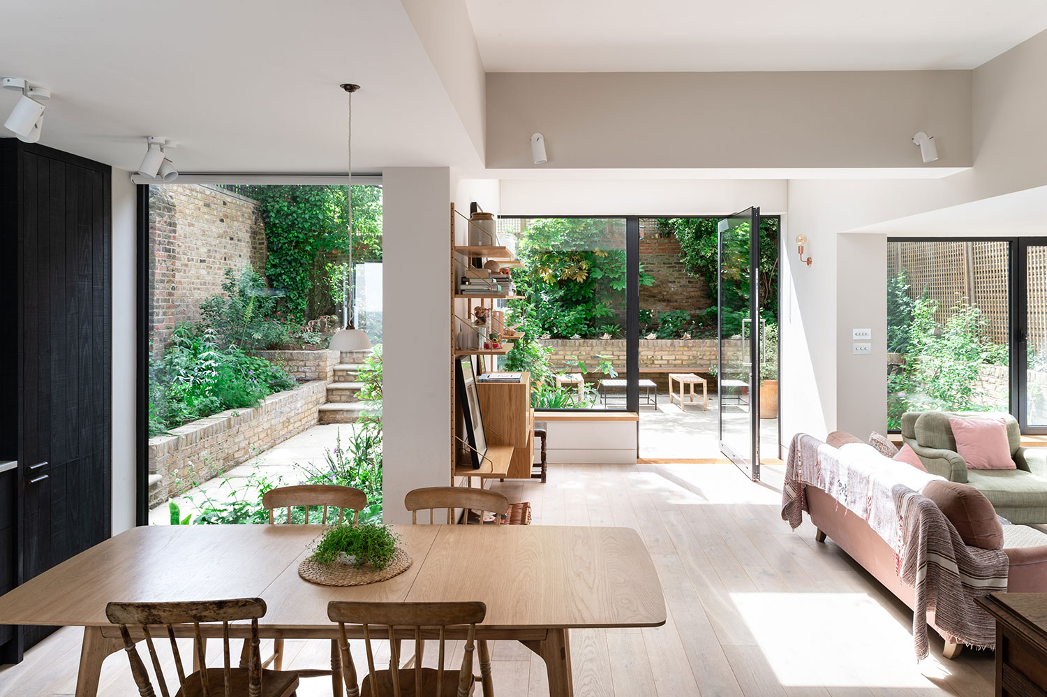 Light-Filled Family Home Created from a Dark Lower Ground Flat in London
