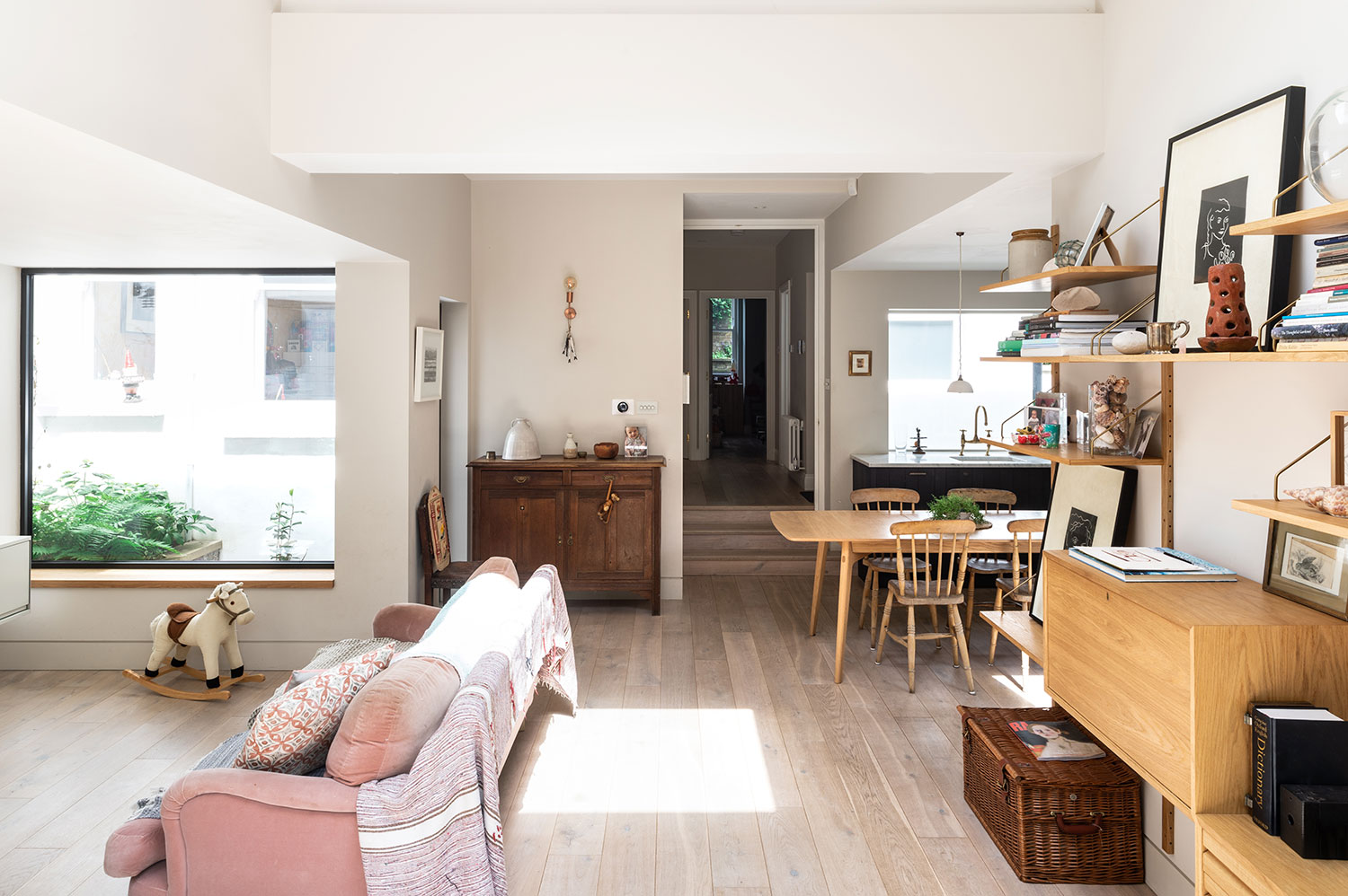 Light-Filled Family Home Created from a Dark Lower Ground Flat in London