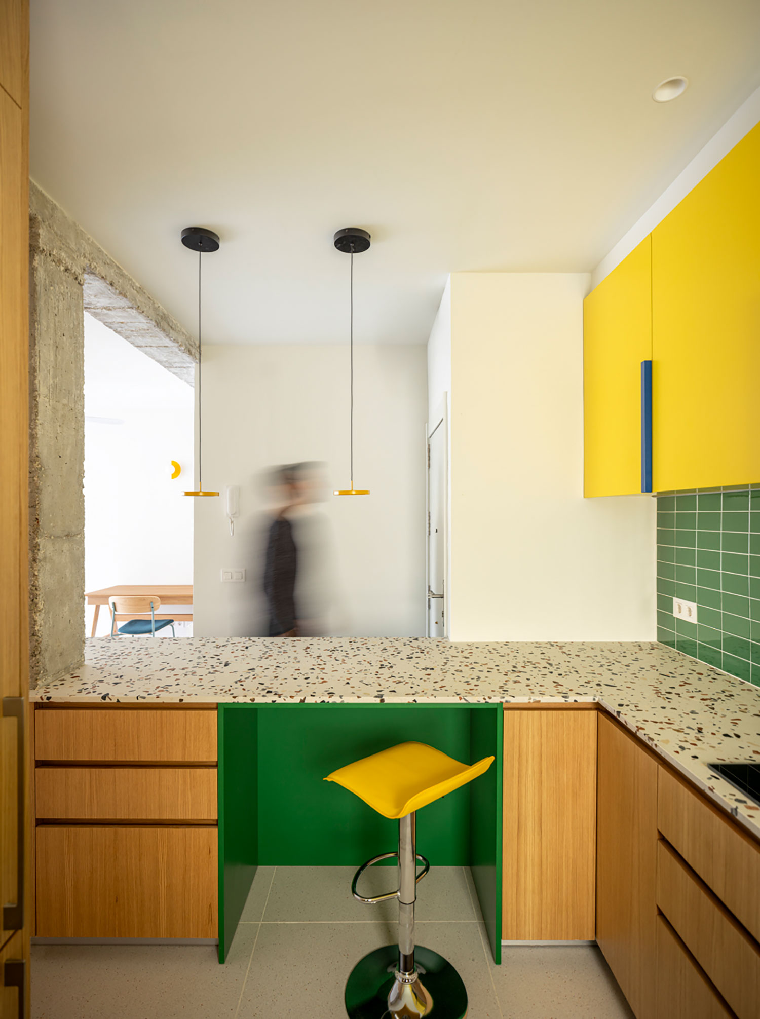 Nook Architects' Pop Art-Inspired Apartment Renovation in Barcelona