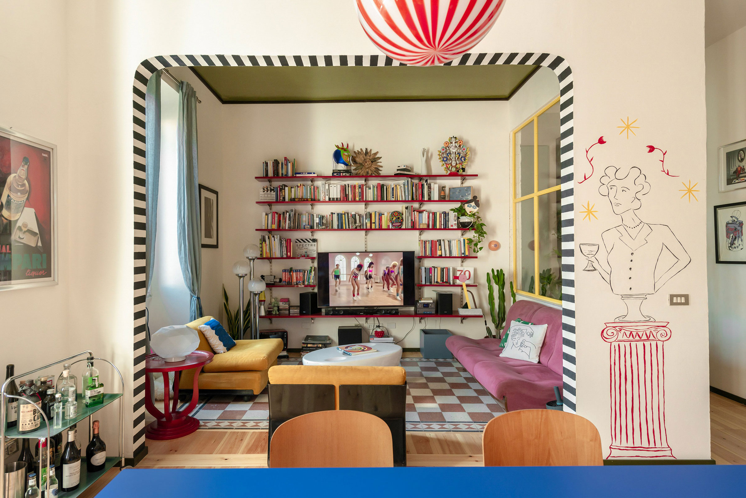 Artist Studio Rome Art-Filled Rome Apartment: Station123 by 02A Studio | urdesignmag