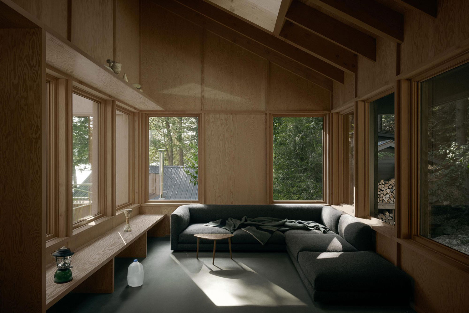 The Light and Shadow Play: Materiality at Anya Moryoussef's Smoke Lake Cabin