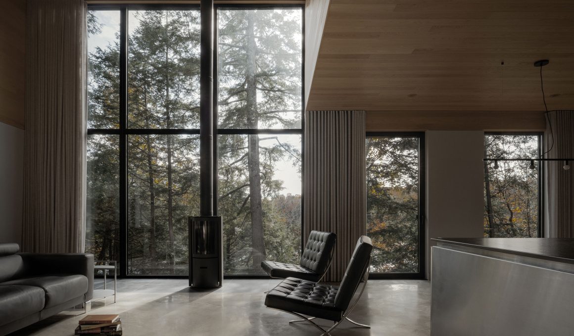 Tsuga Residence by APPAREIL Architecture: Perched Living Above a Laurentian Lake