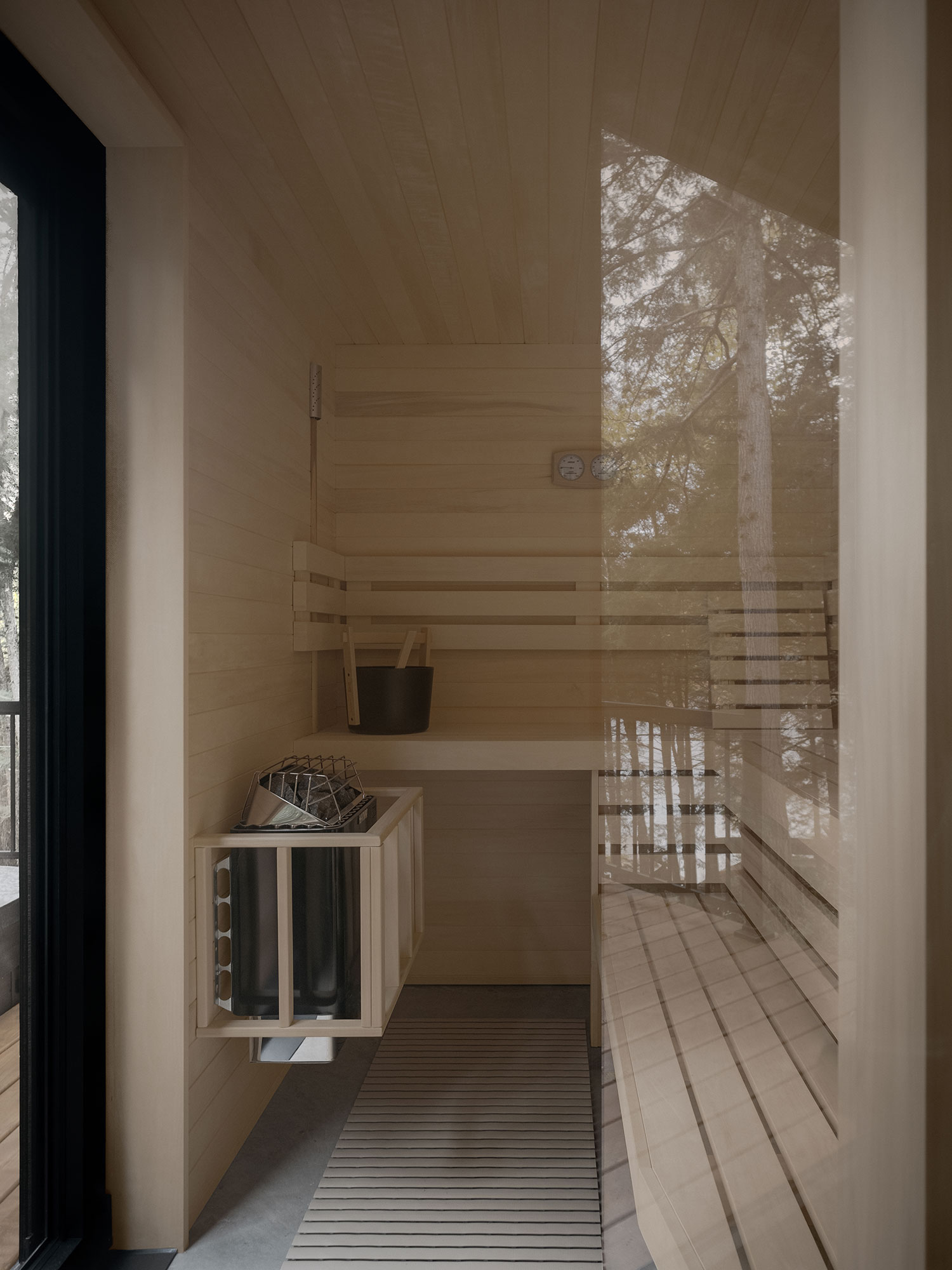 Tsuga Residence by APPAREIL Architecture: Perched Living Above a Laurentian Lake