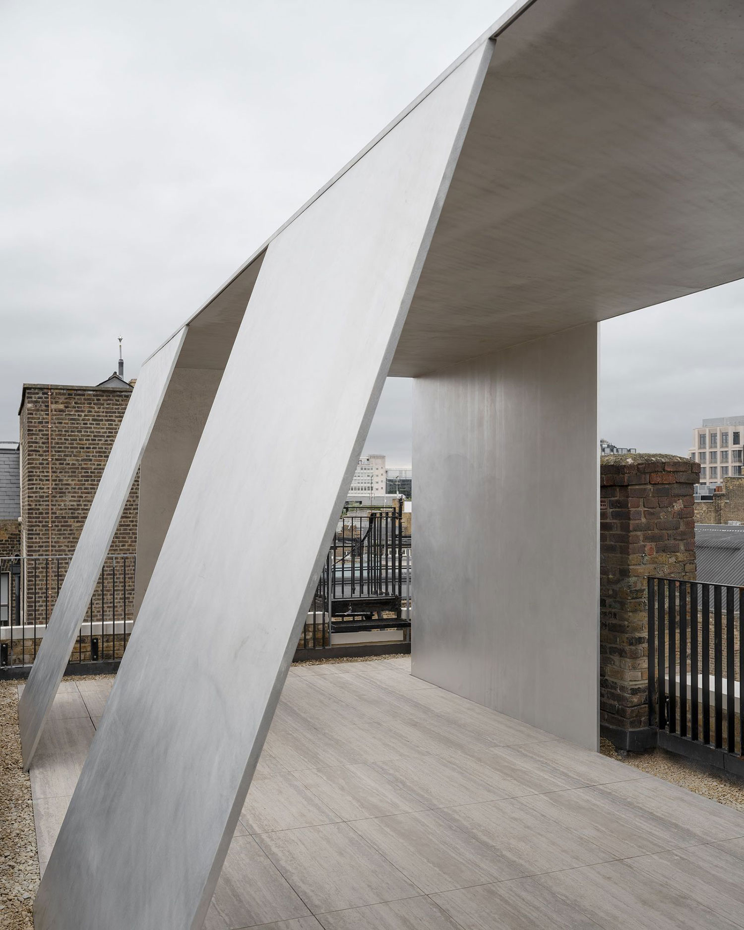 Covent Garden Penthouse: Carmody Groarke's Aluminium Apex