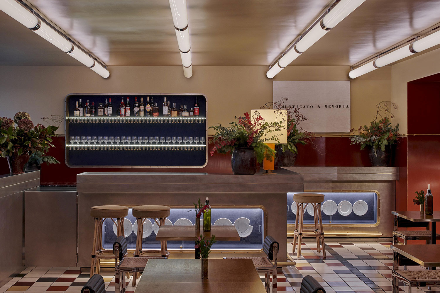 DIMORESTUDIO's Milan Trattoria del Ciumbia : Design & Nostalgia