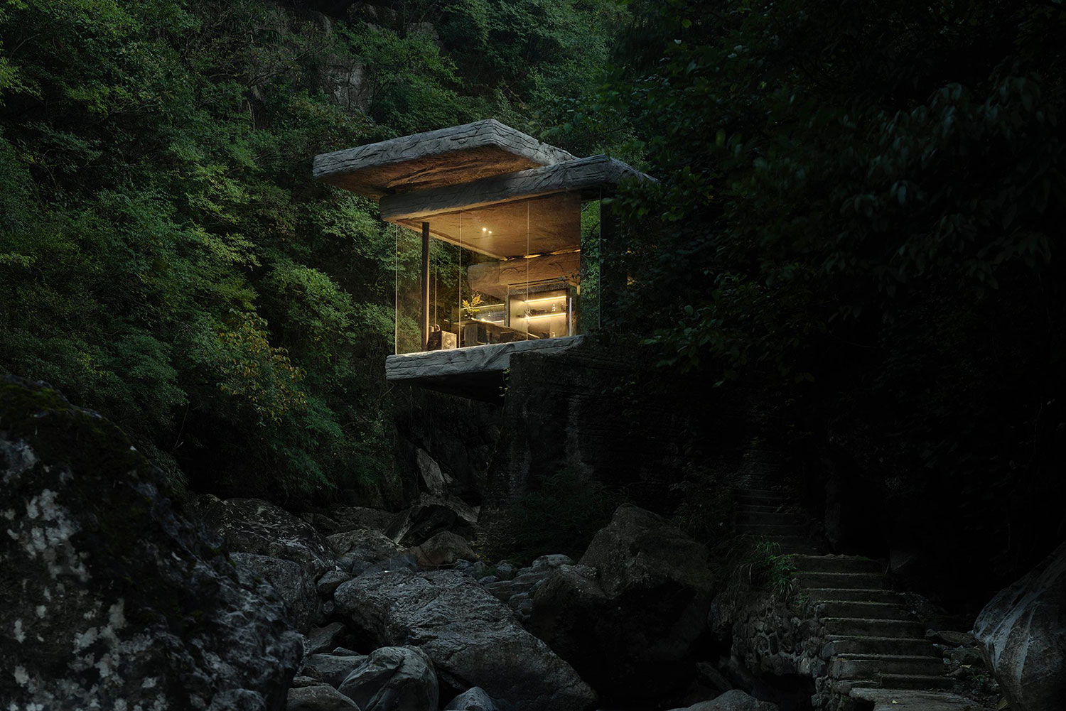 Drifting Stones Hut: DoDesign's Chongqing Architecture & Nature