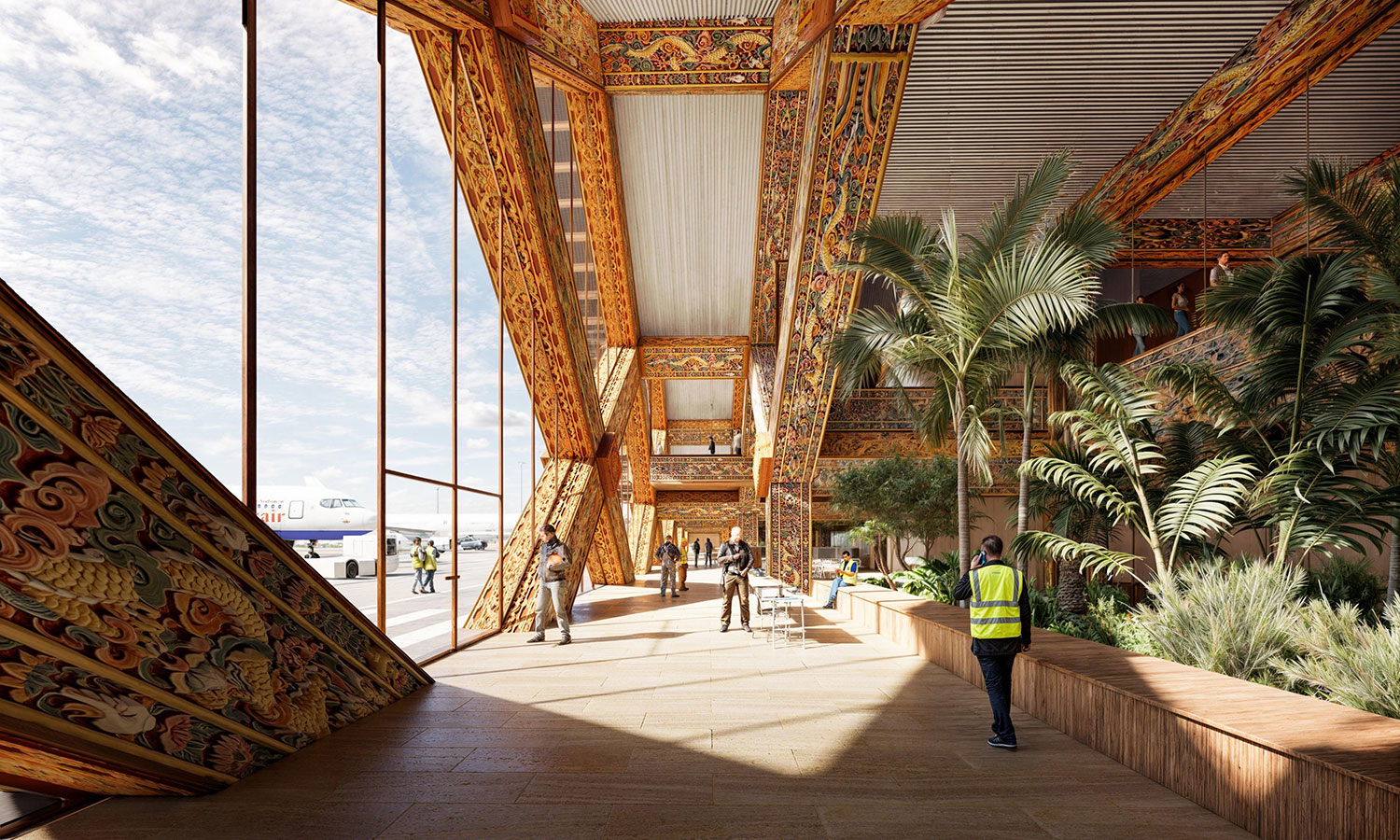 Gelephu Airport: BIG's Bhutan Timber Design