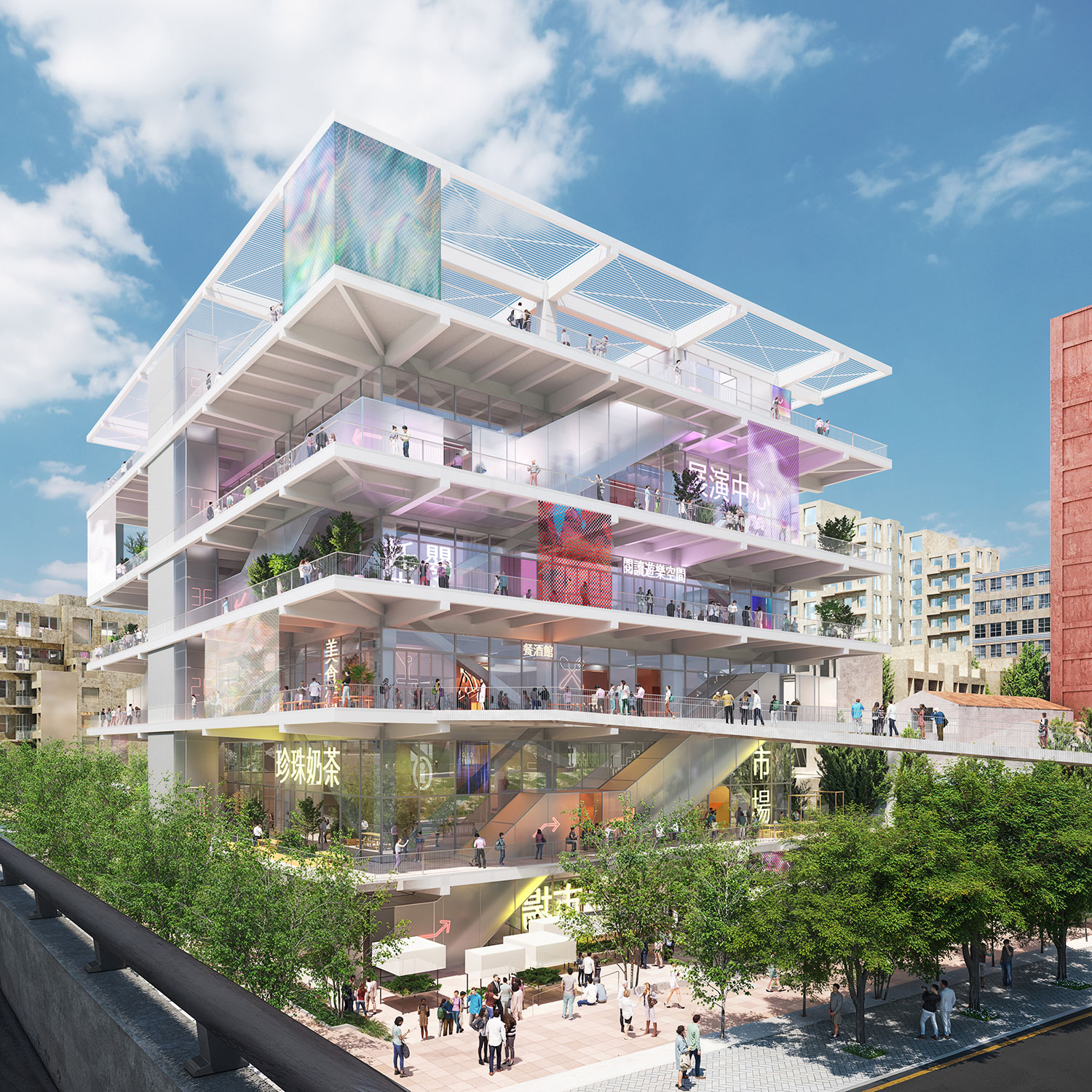 MVRDV Market Cube: Taiwan's Next-Gen Food & Culture Space