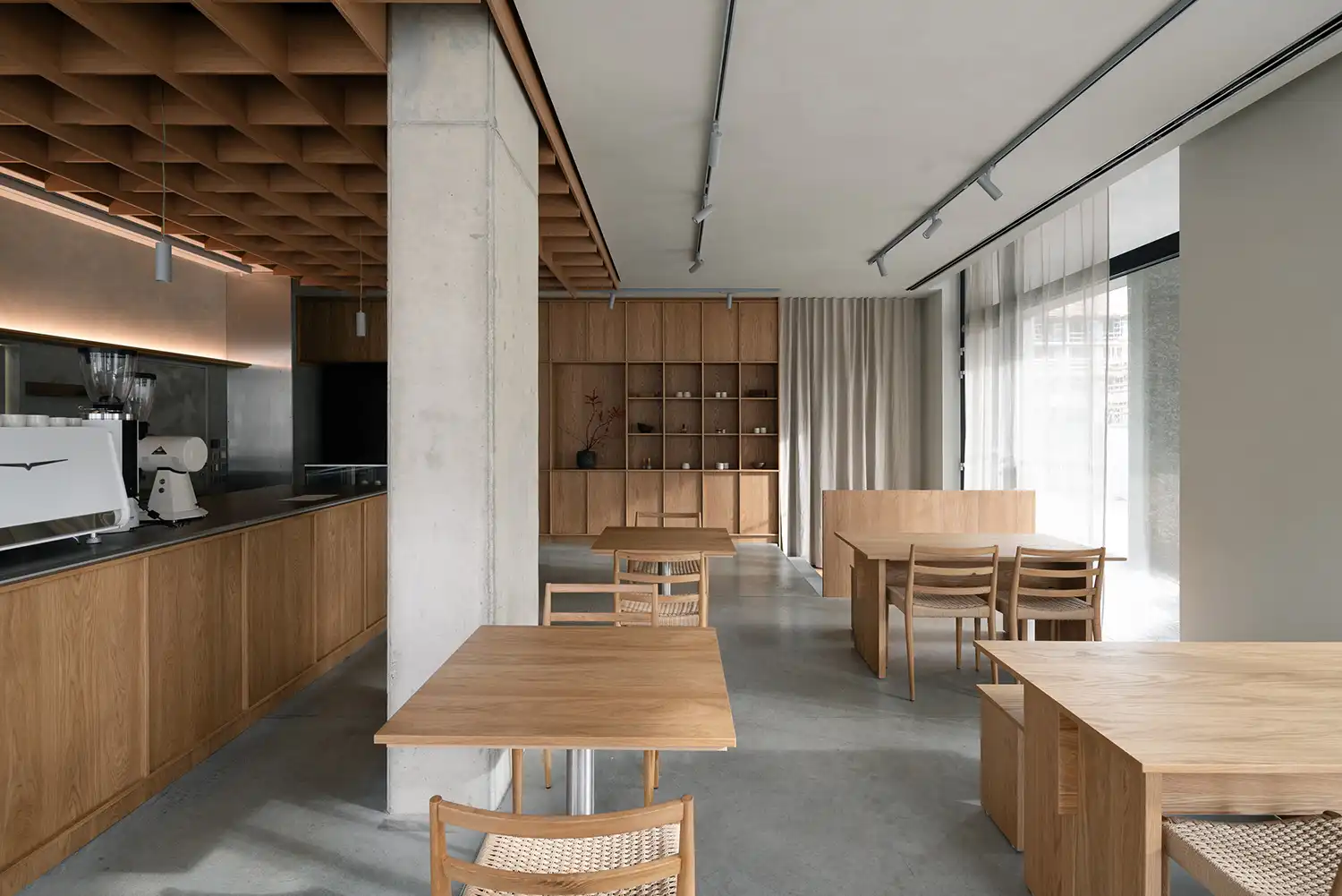 Ateliér Jiřího Lukáše Designs Serene Sensu Cafes in Prague