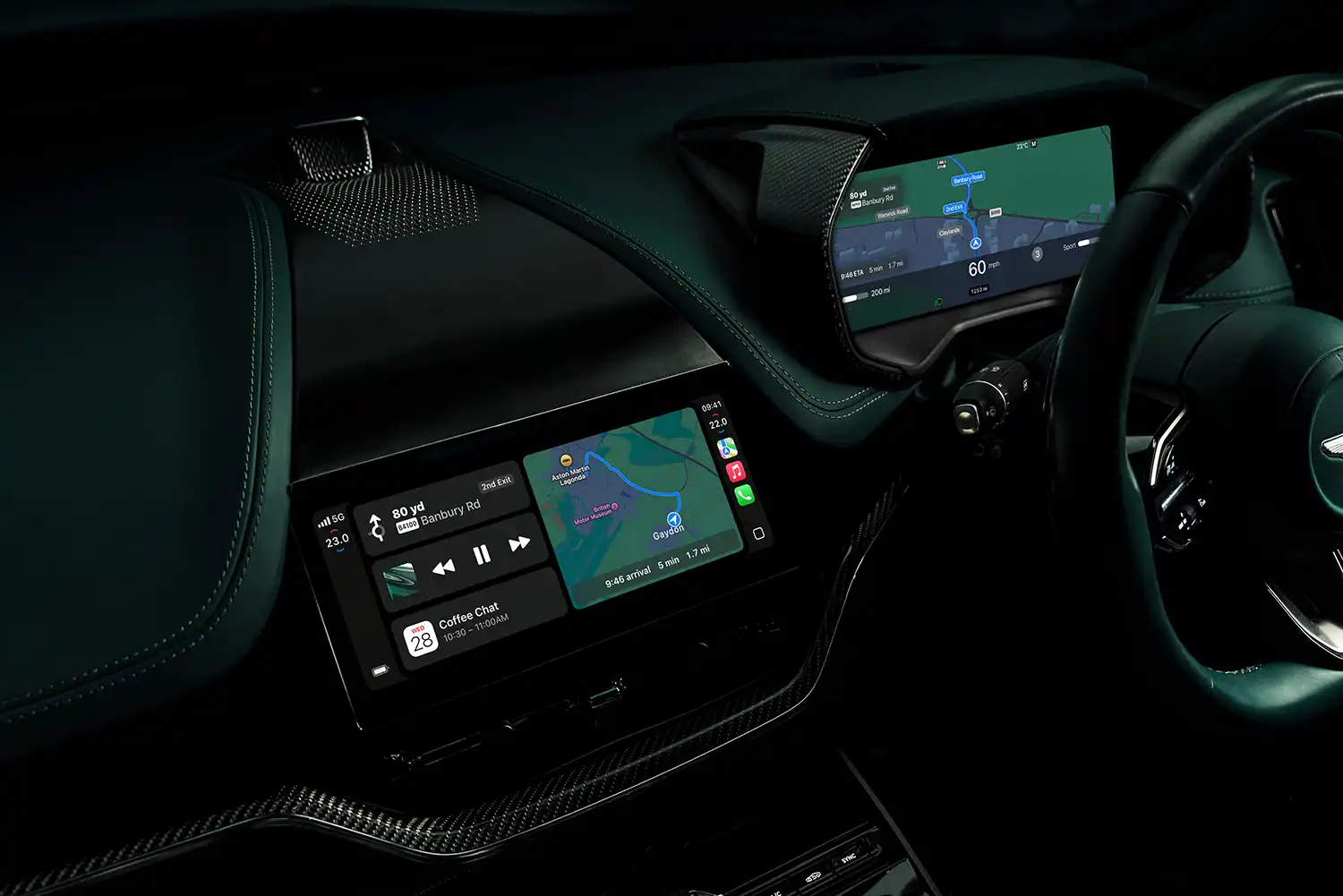 Aston Martin Debuts Apple CarPlay Ultra – A Seamless Fusion of Luxury and Tech