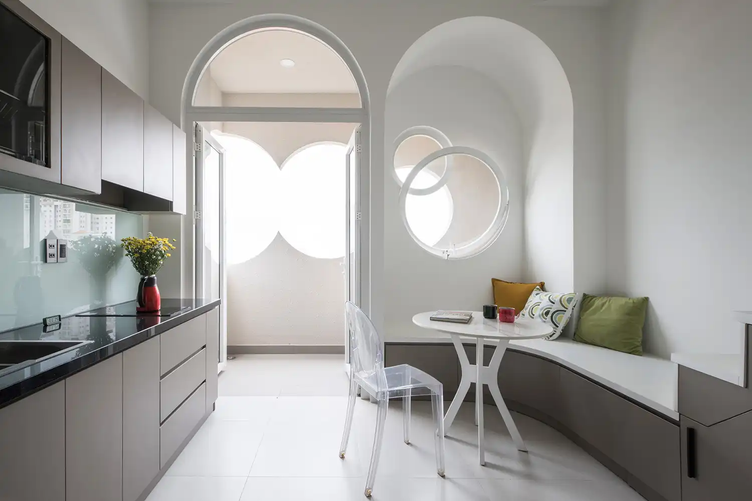 Cloud House by ROOM+ Design & Build: Urban Loft Living in Vietnam