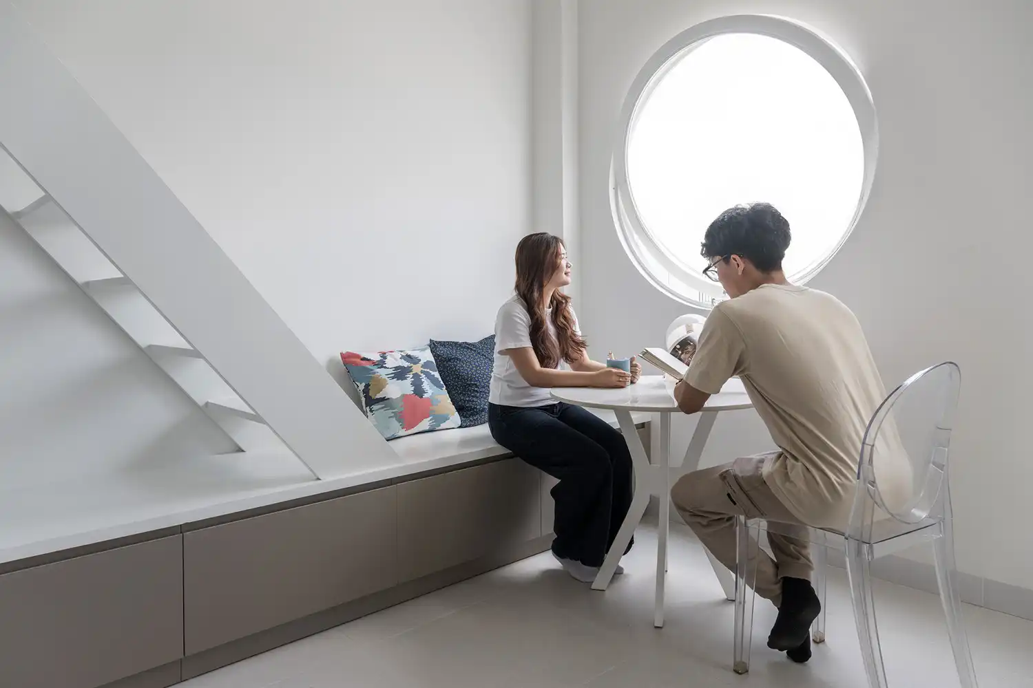 Cloud House by ROOM+ Design & Build: Urban Loft Living in Vietnam